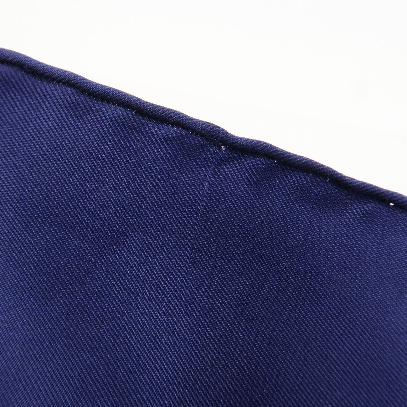 HERMES Carre 90 Silk 100% Scarf LES TAMBOURS Navy Multicolor Used