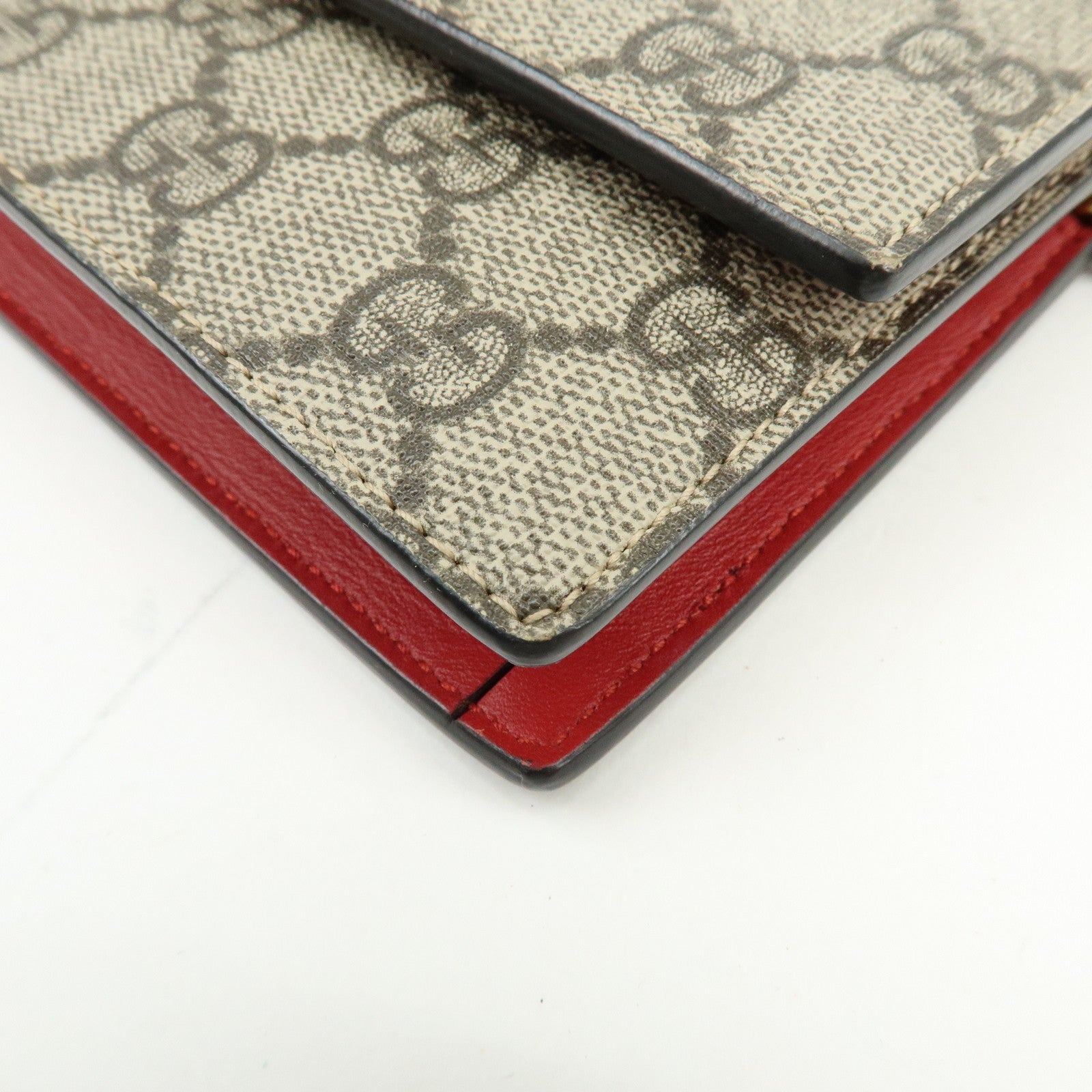 GUCCI GG Supreme Interlocking G Cherry Chain Shoulder Bag 481291