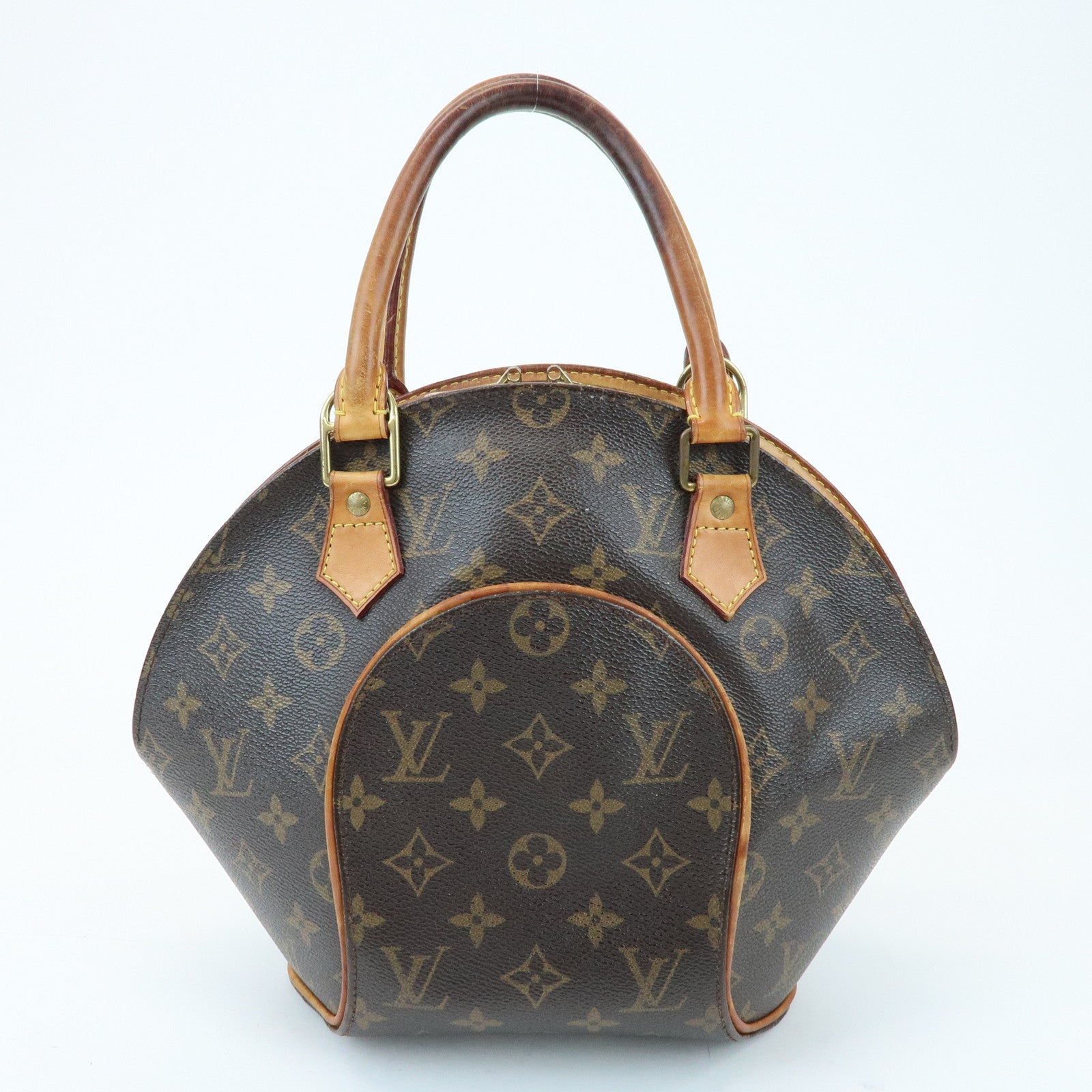 Louis Vuitton Monogram Ellipse PM Hand Bag Brown M51127