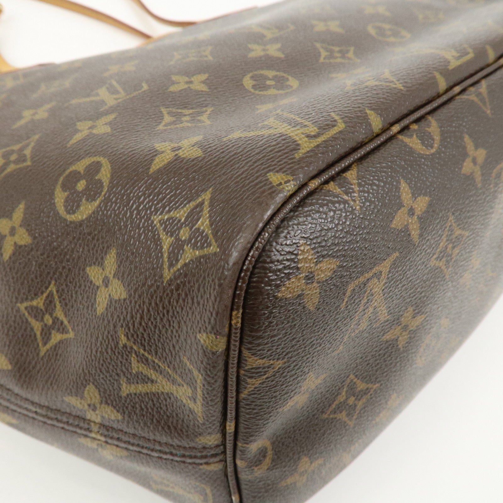 Louis Vuitton Monogram V Neverfull MM Tote Bag Turquoise M41601