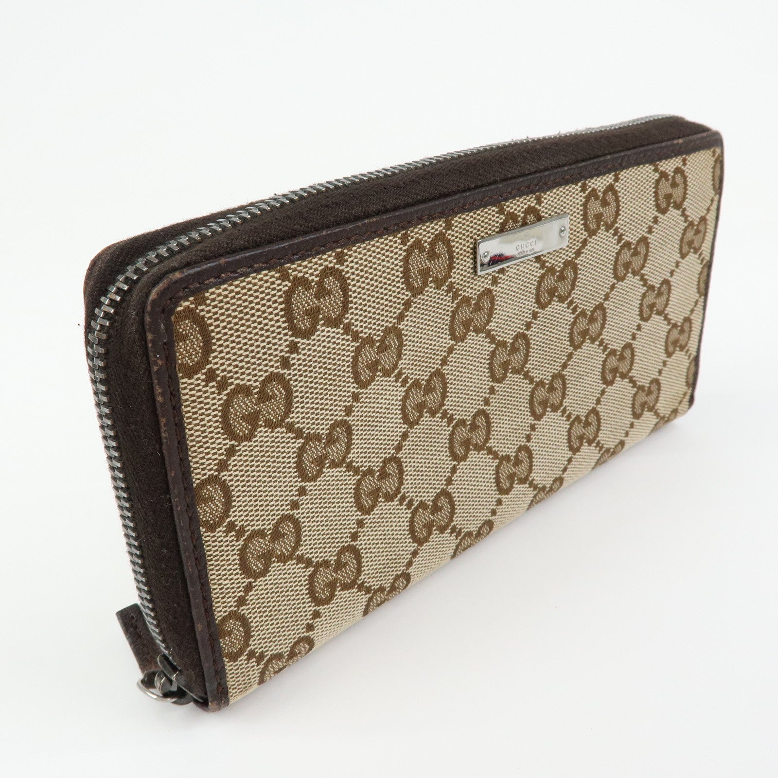 GUCCI Sherry Set of 2 GG Supreme Canvas Wallet 658634 435292