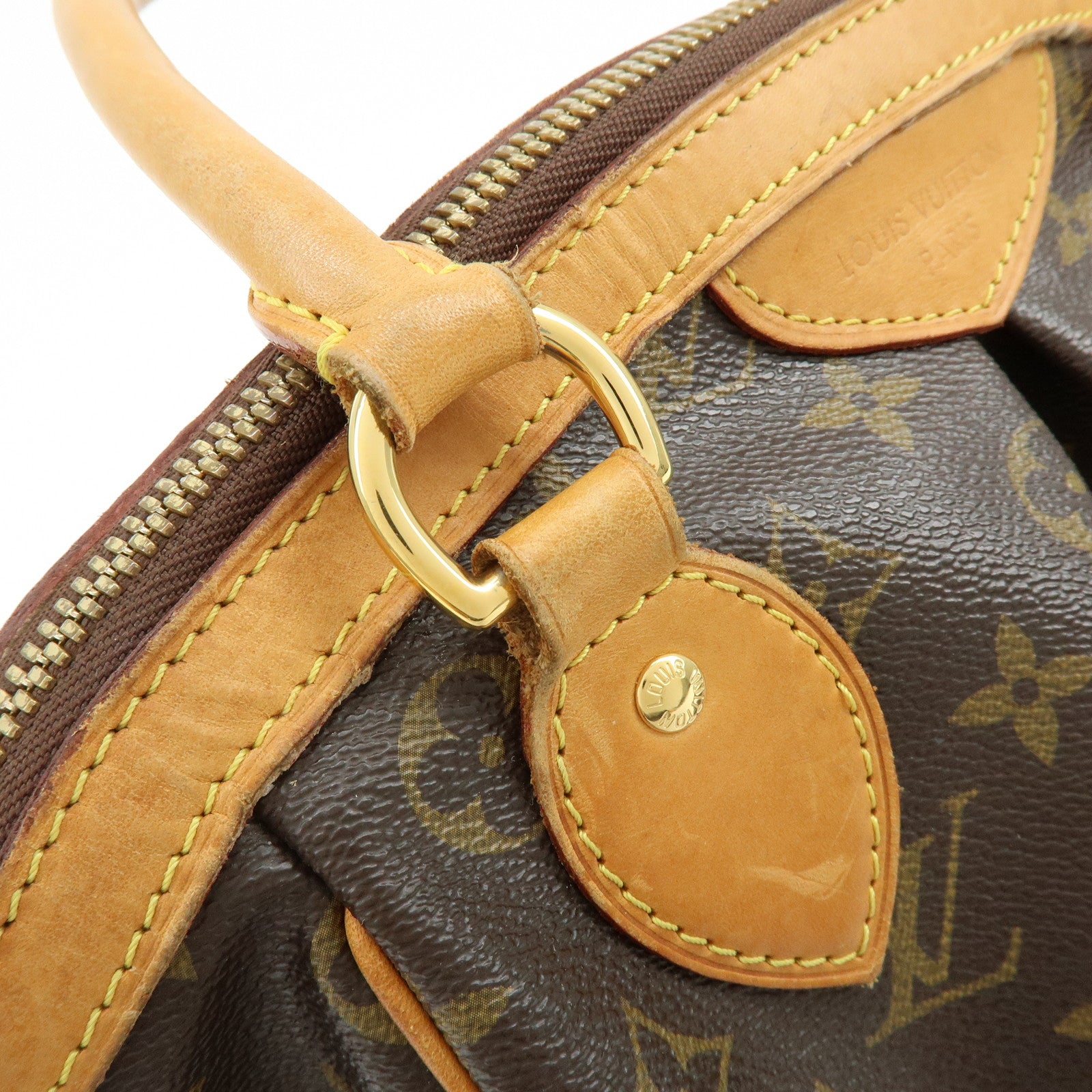 Louis Vuitton Monogram Tivoli PM Hand Bag Shoulder Bag Brown M40143
