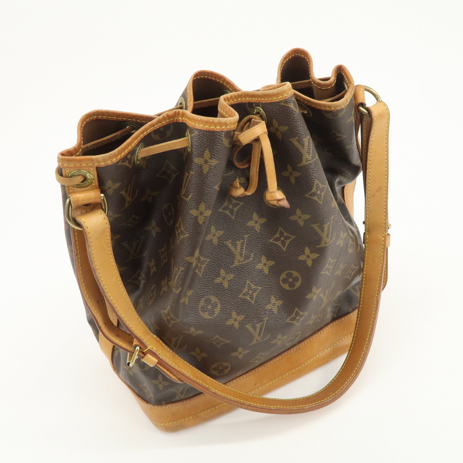 Louis Vuitton Monogram Noe Shoulder Bag Hand Bag Brown M42224