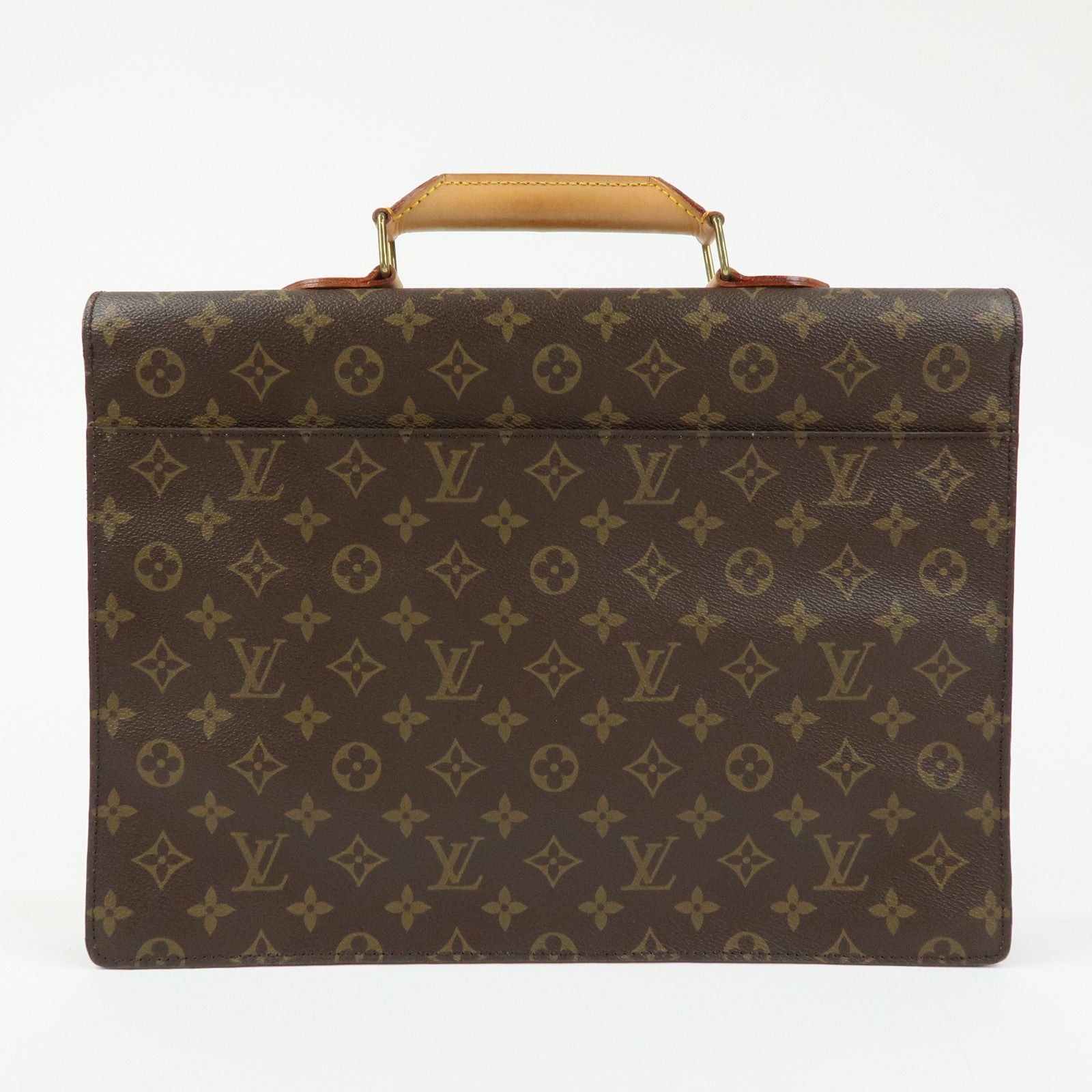 Louis Vuitton Monogram Serviette Conseiller Briefcase Brown M53331