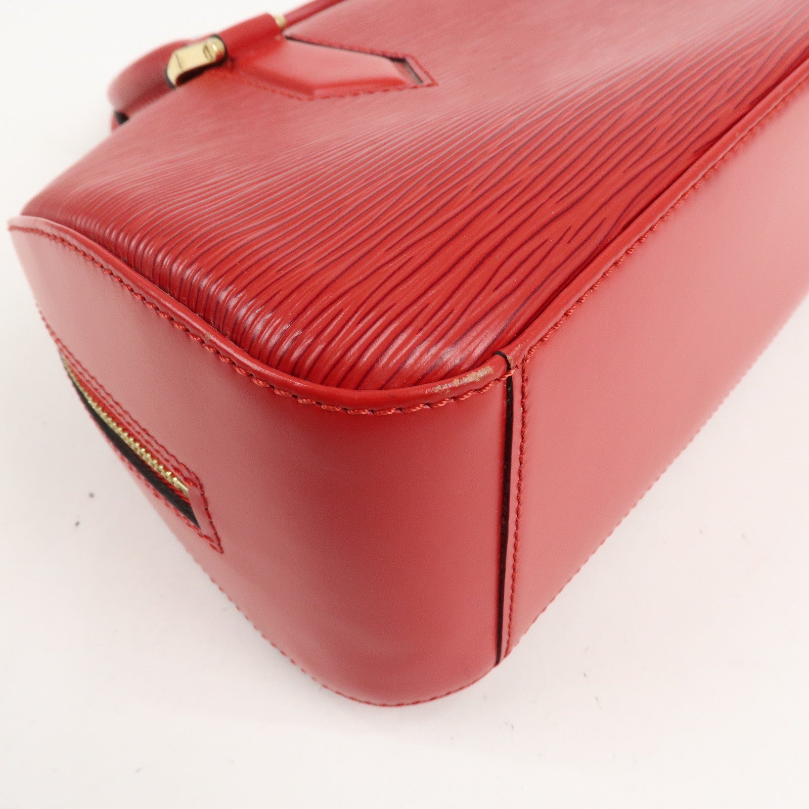 Louis Vuitton Epi Jasmine Hand Bag Castilian Red M52087