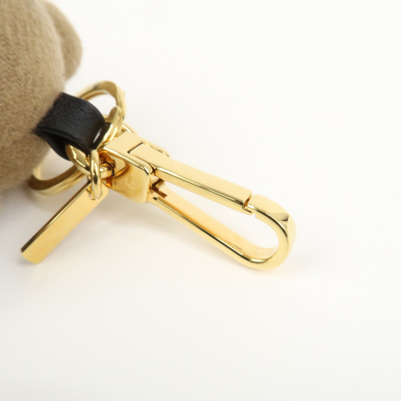 BURBERRY Nova Plaid Thomas Teddy Bear Cashmere Bag Charm Key Holder