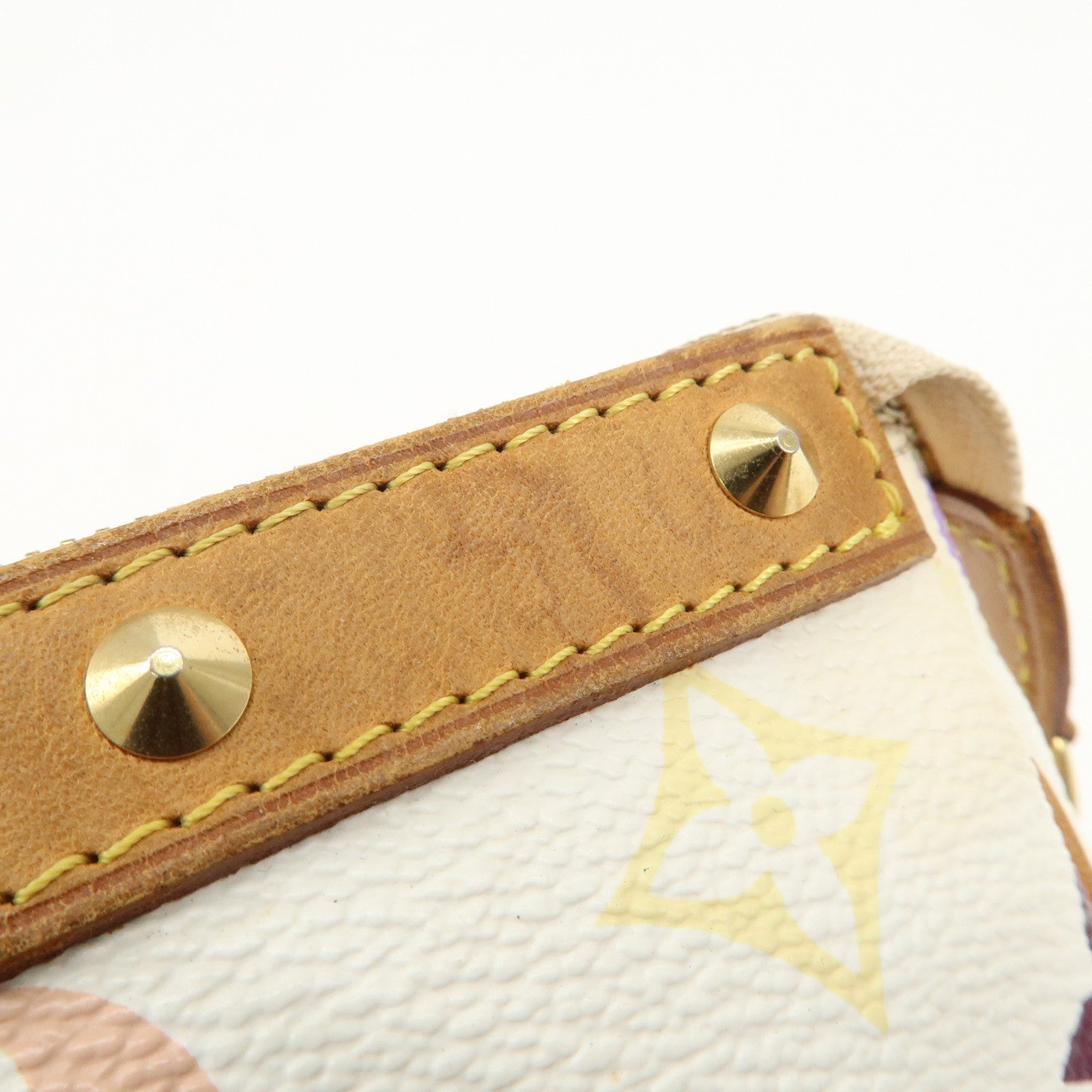 Louis Vuitton Monogram Multicolor Pochette Accessoires Blanc M92649