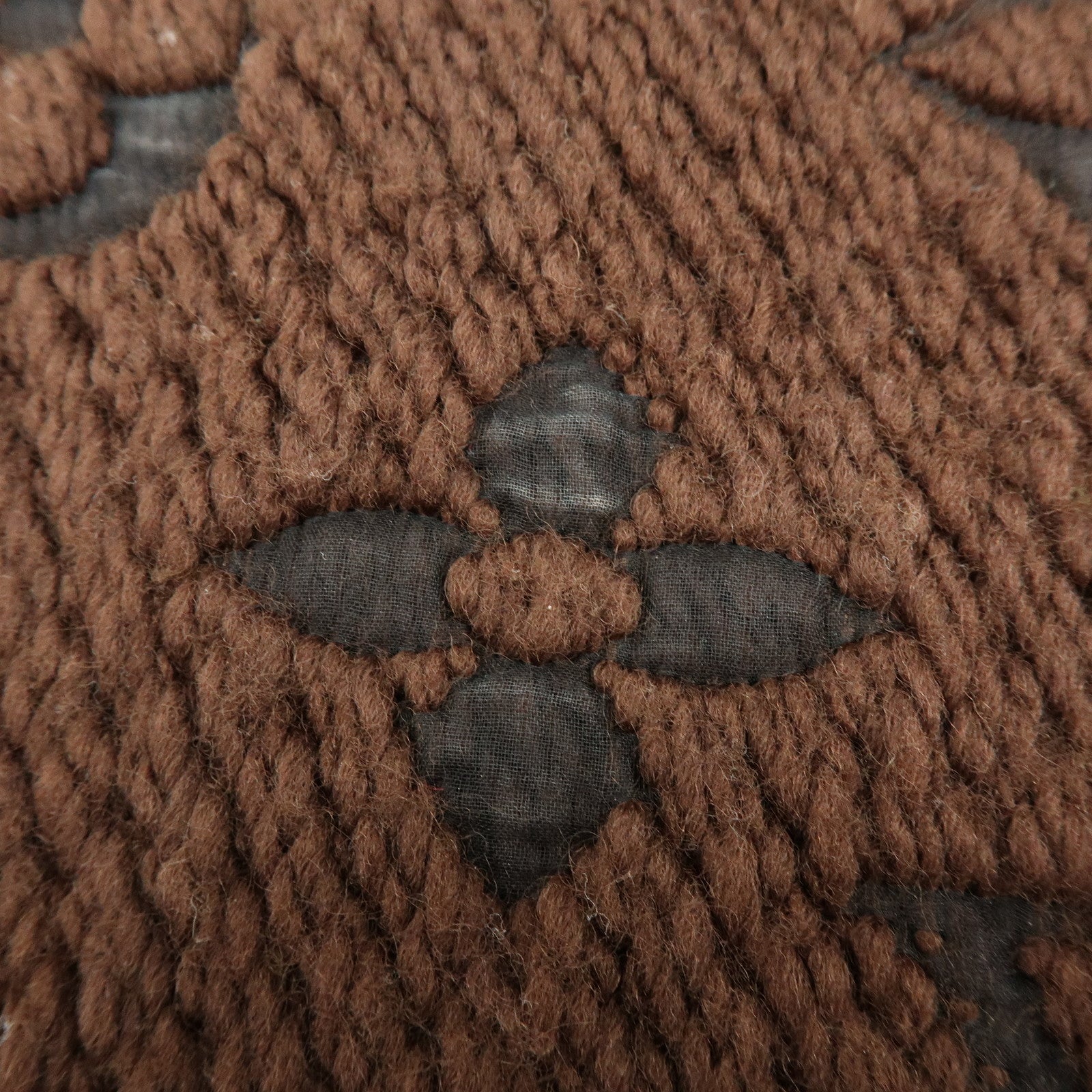 Louis Vuitton Écharpe Logomania Wool Silk Scarf Marron M72241