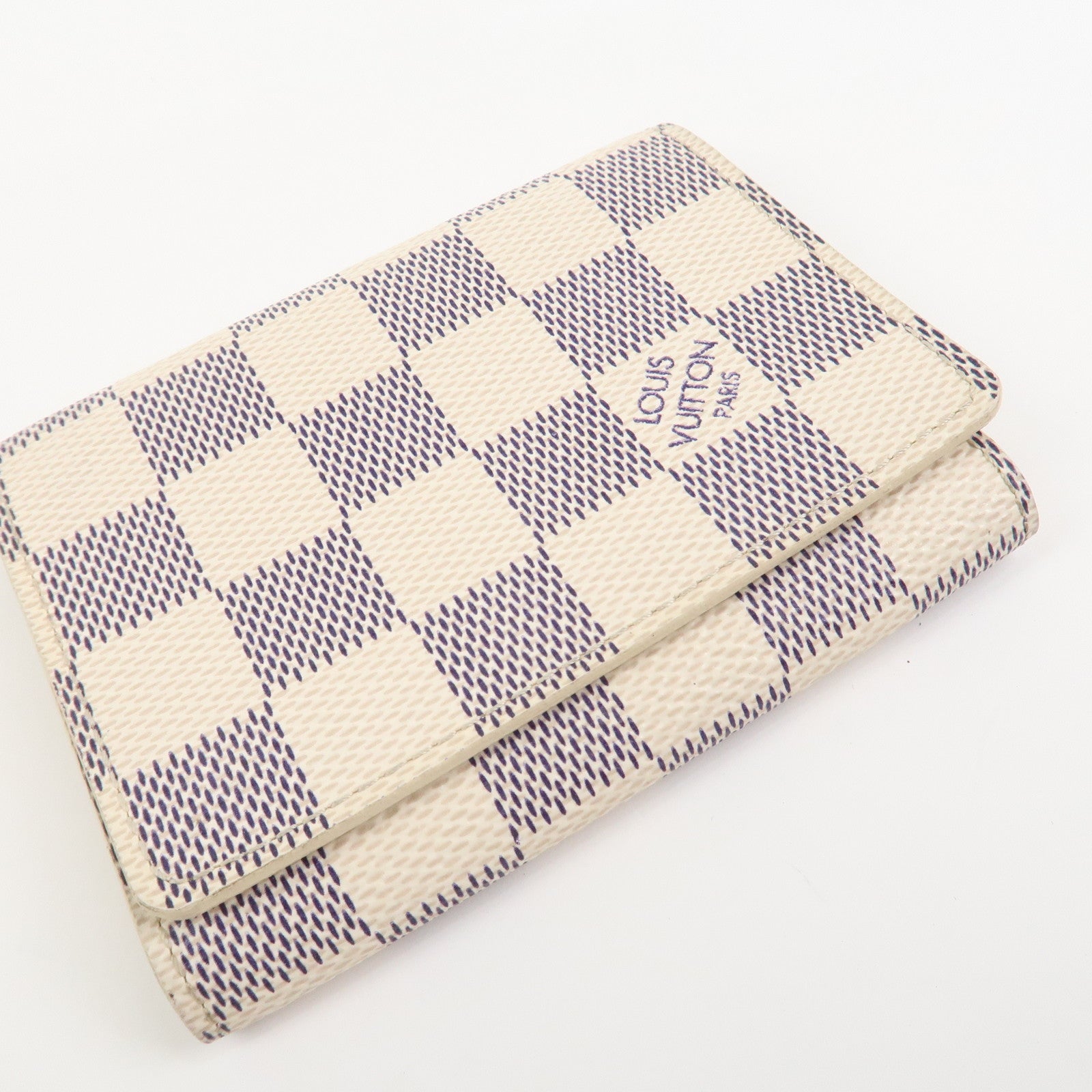 Louis Vuitton Damier Azur Enveloppe Carte de Visite CardCase N61746