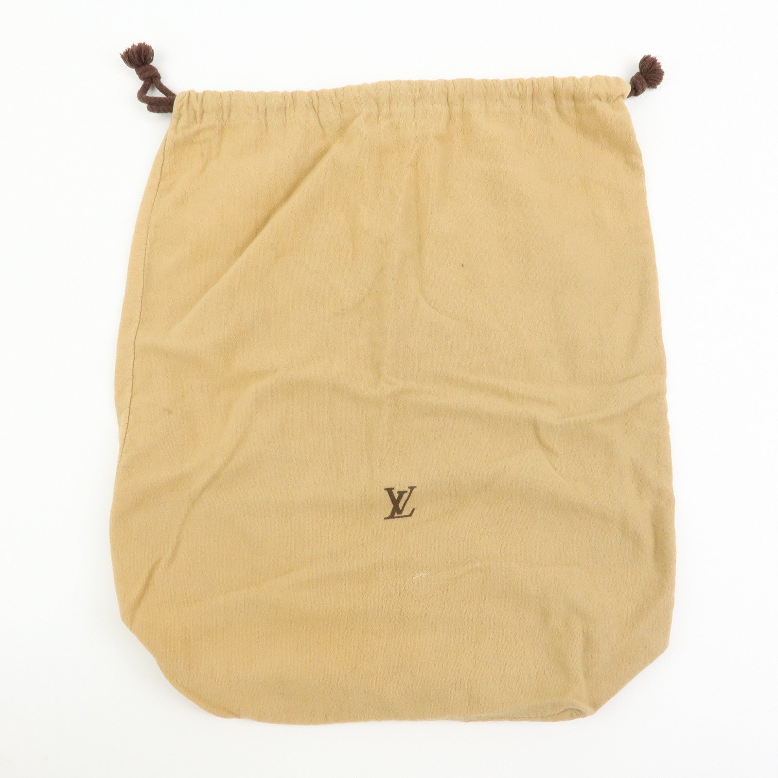 Louis Vuitton Set of 10 Dust Bag Storage Bag Drawstring Style Beige