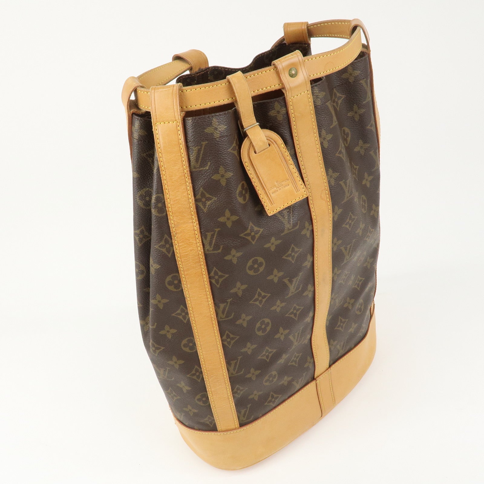 Louis Vuitton Monogram Randonnee GM Shoulder Bag Brown M42244