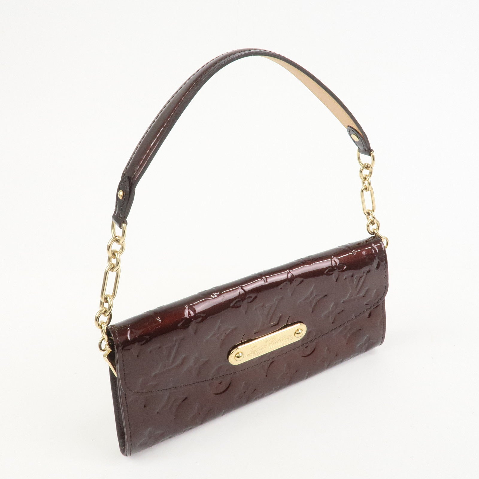 Louis Vuitton Monogram Vernis Sunset Boulevard Hand Bag M93542