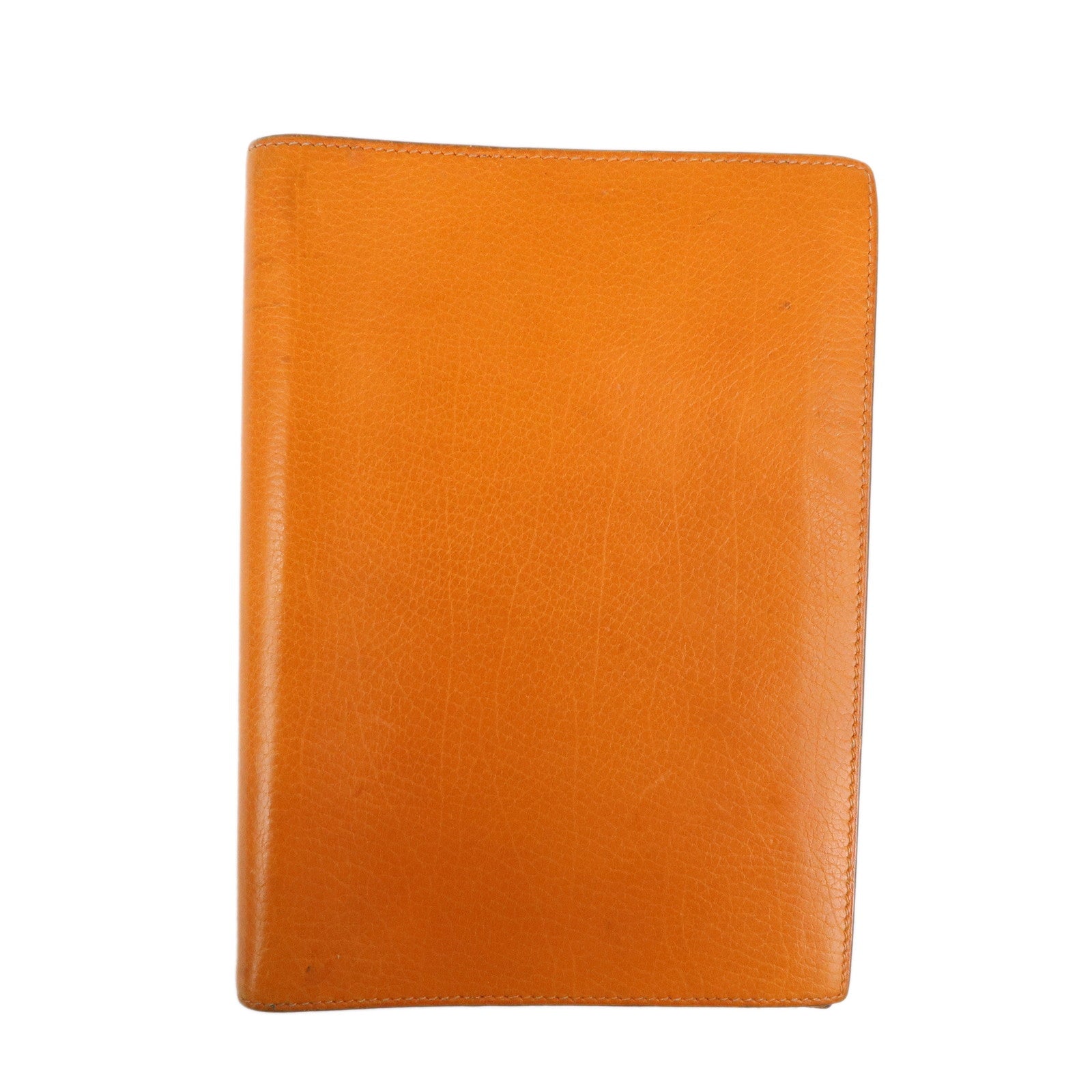 HERMES Togo Leather Agenda Cover Planner Cover □I Stamped Orange
