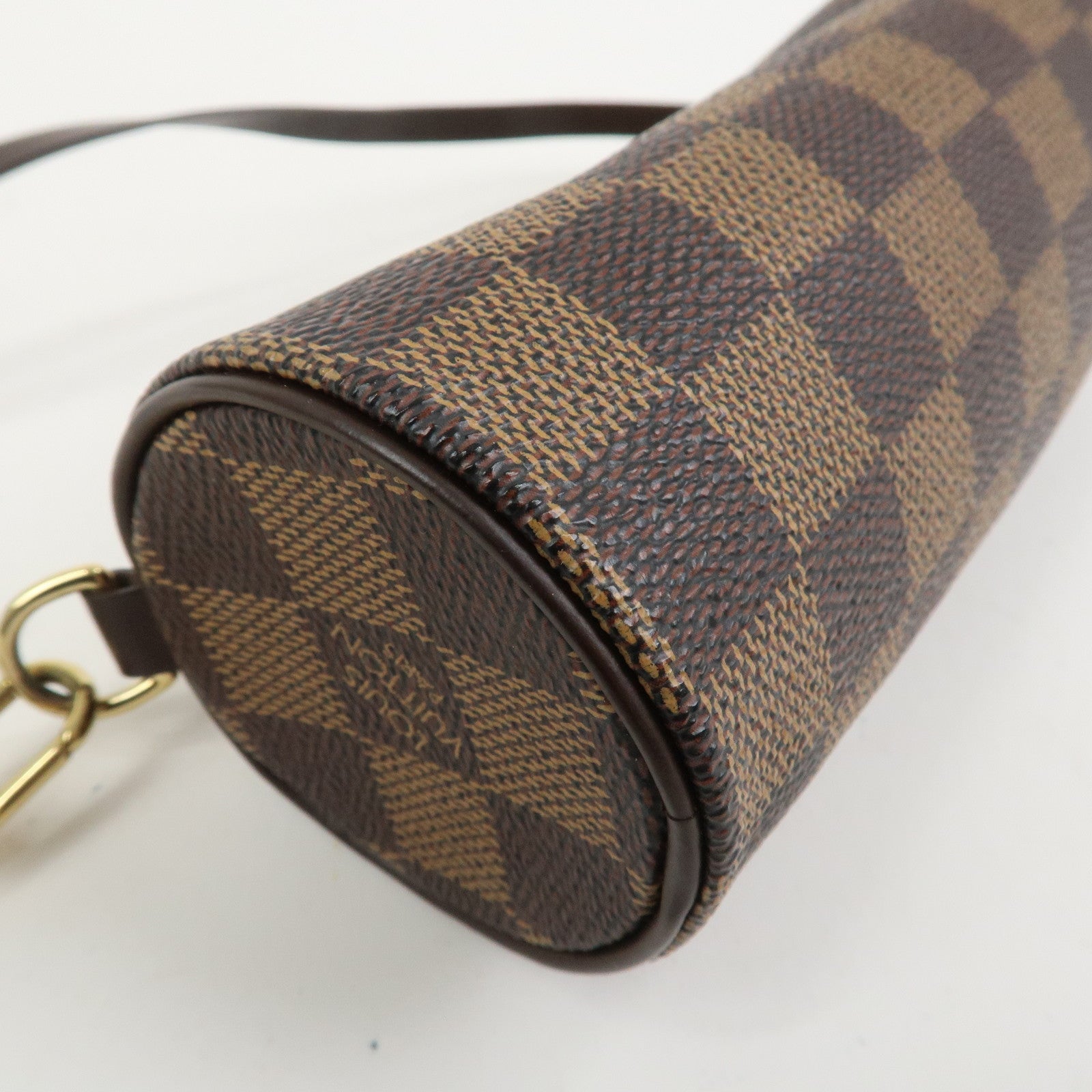 Louis Vuitton Damier Ebene Mini Pouch for Papillon Bag Brown