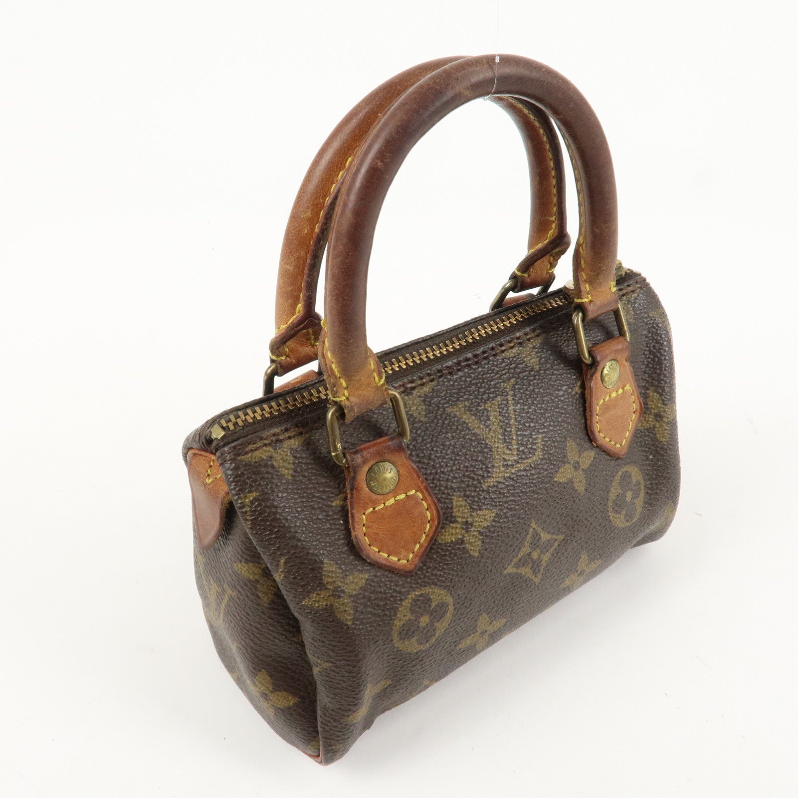 Louis Vuitton Monogram Mini Speedy Hand Bag M41534 Used