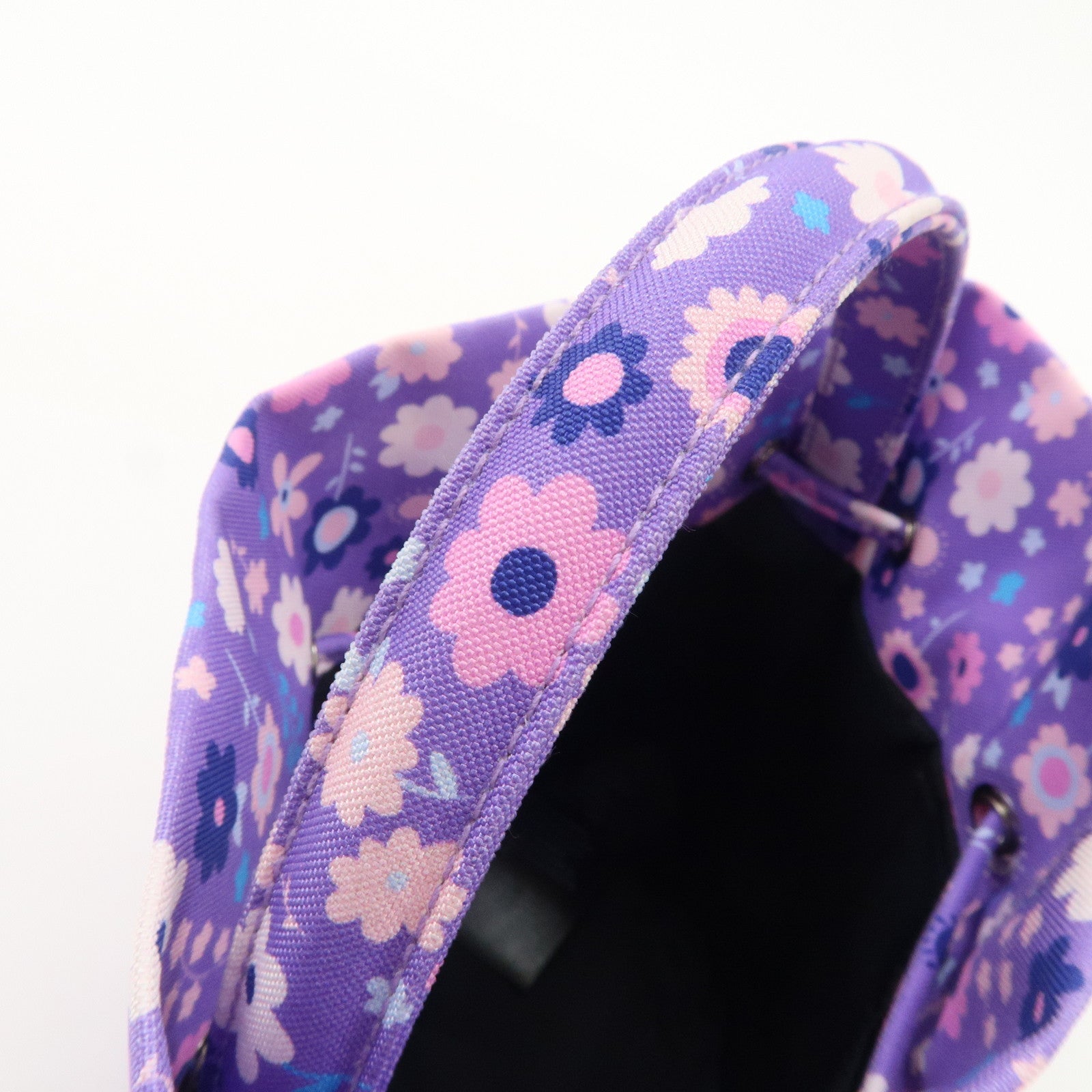 BALENCIAGA Wheel XS Nylon 2Way Bag Shoulder Bag Purple 656682 Used