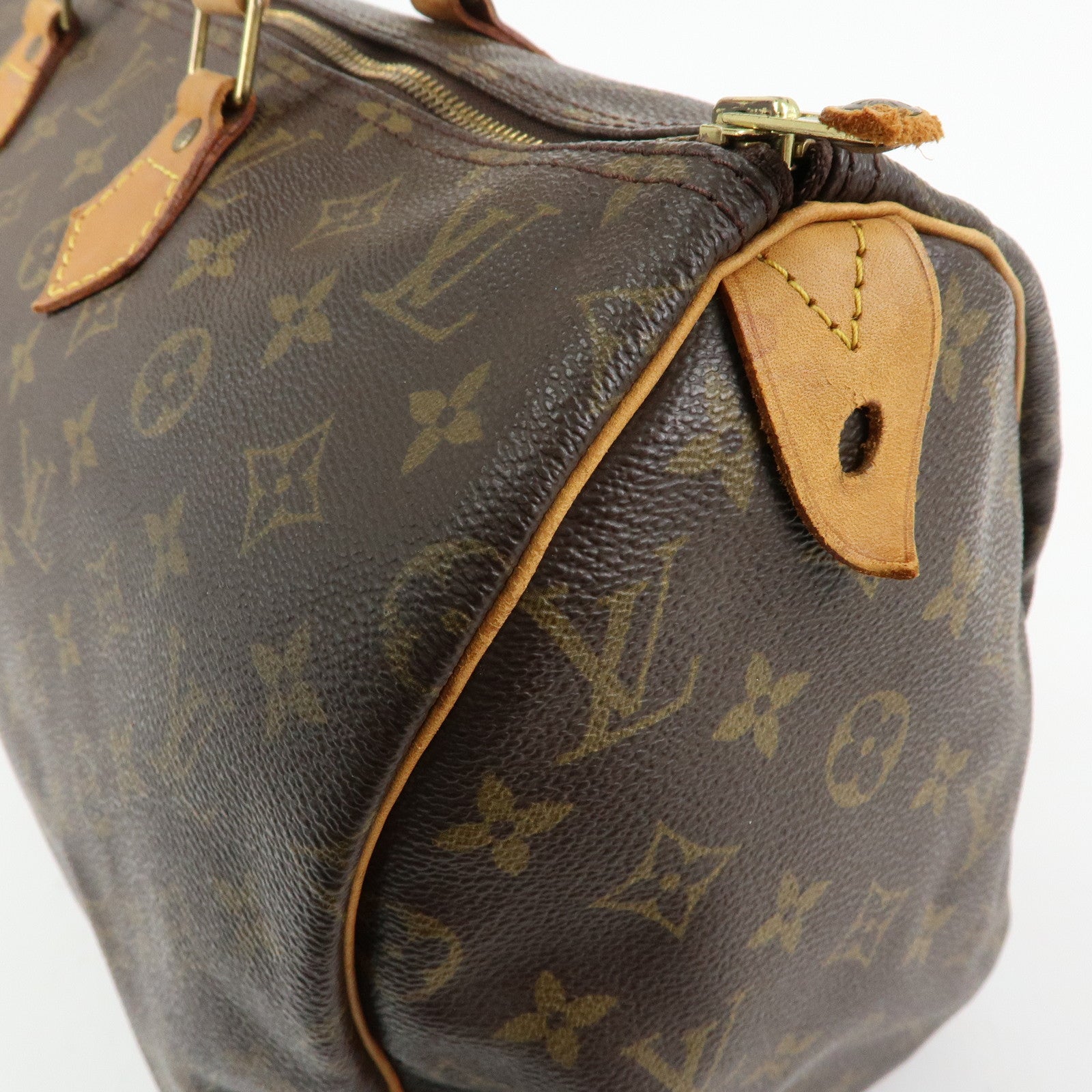 Louis Vuitton Monogram Speedy 40 Hand Bag Boston Bag Brown M41522