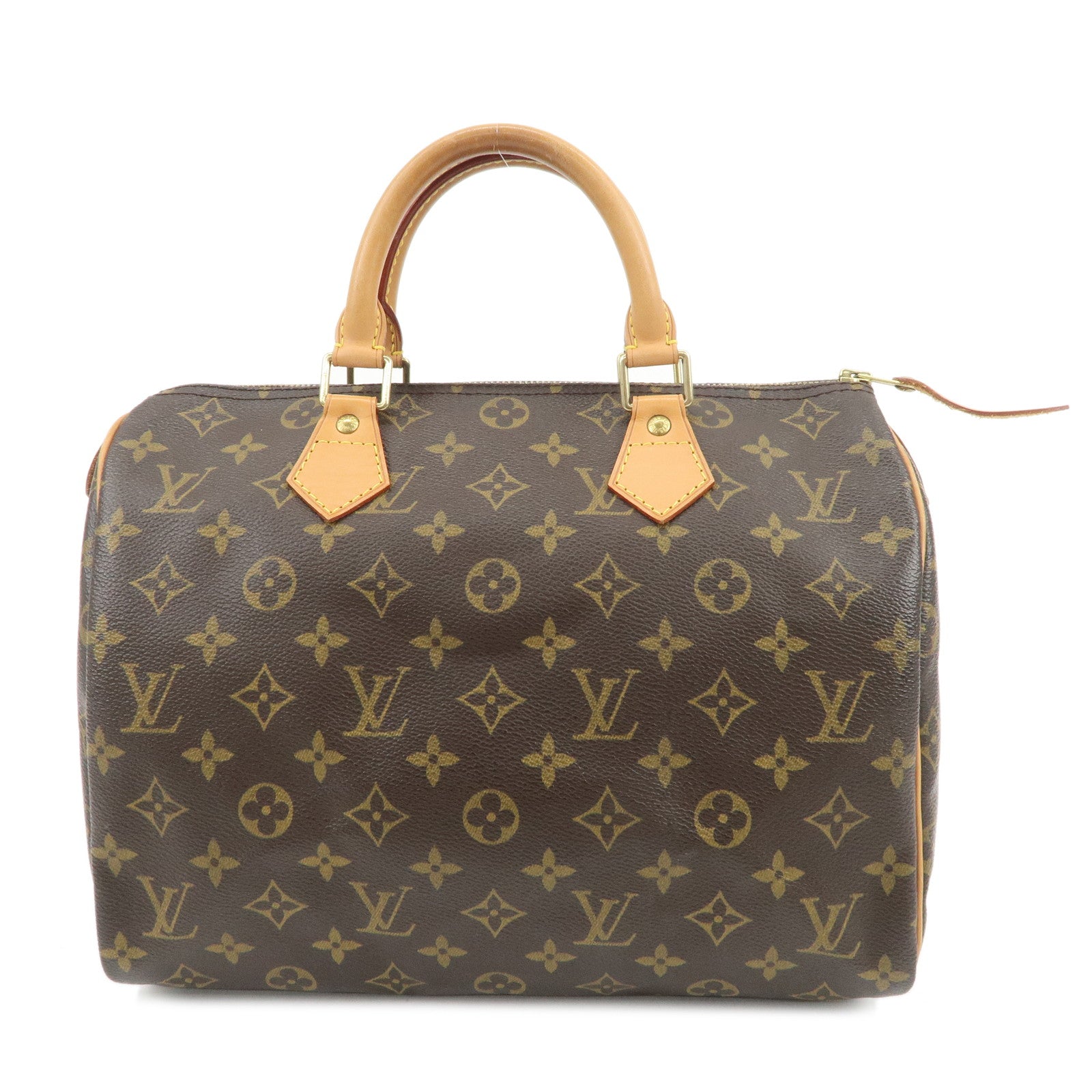 Louis Vuitton Monogram Speedy 30 Boston Bag Hand Bag Brown M41526