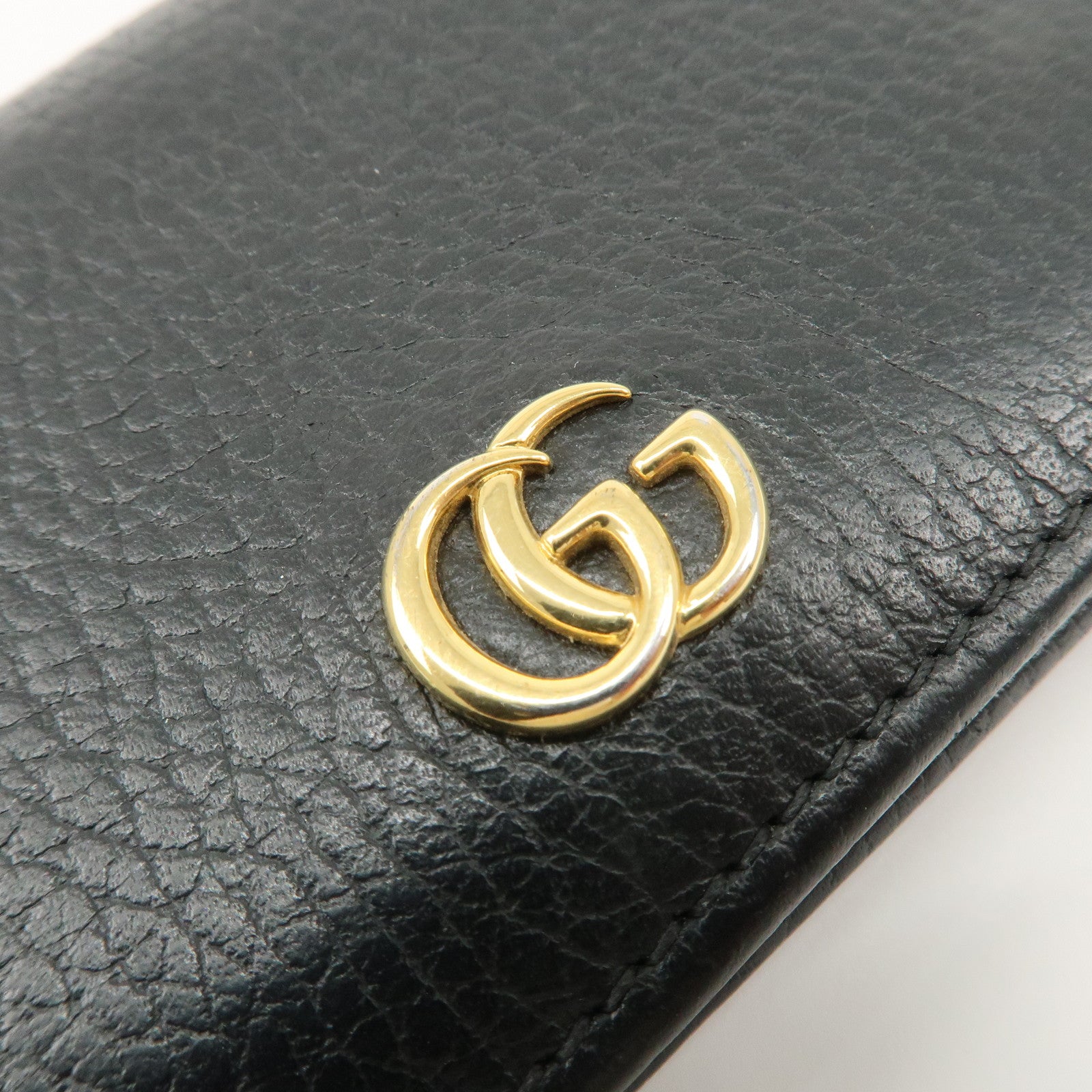 GUCCI Set of 2 GG Marmont Guccissima Leather Wallet 203550 456126 Used