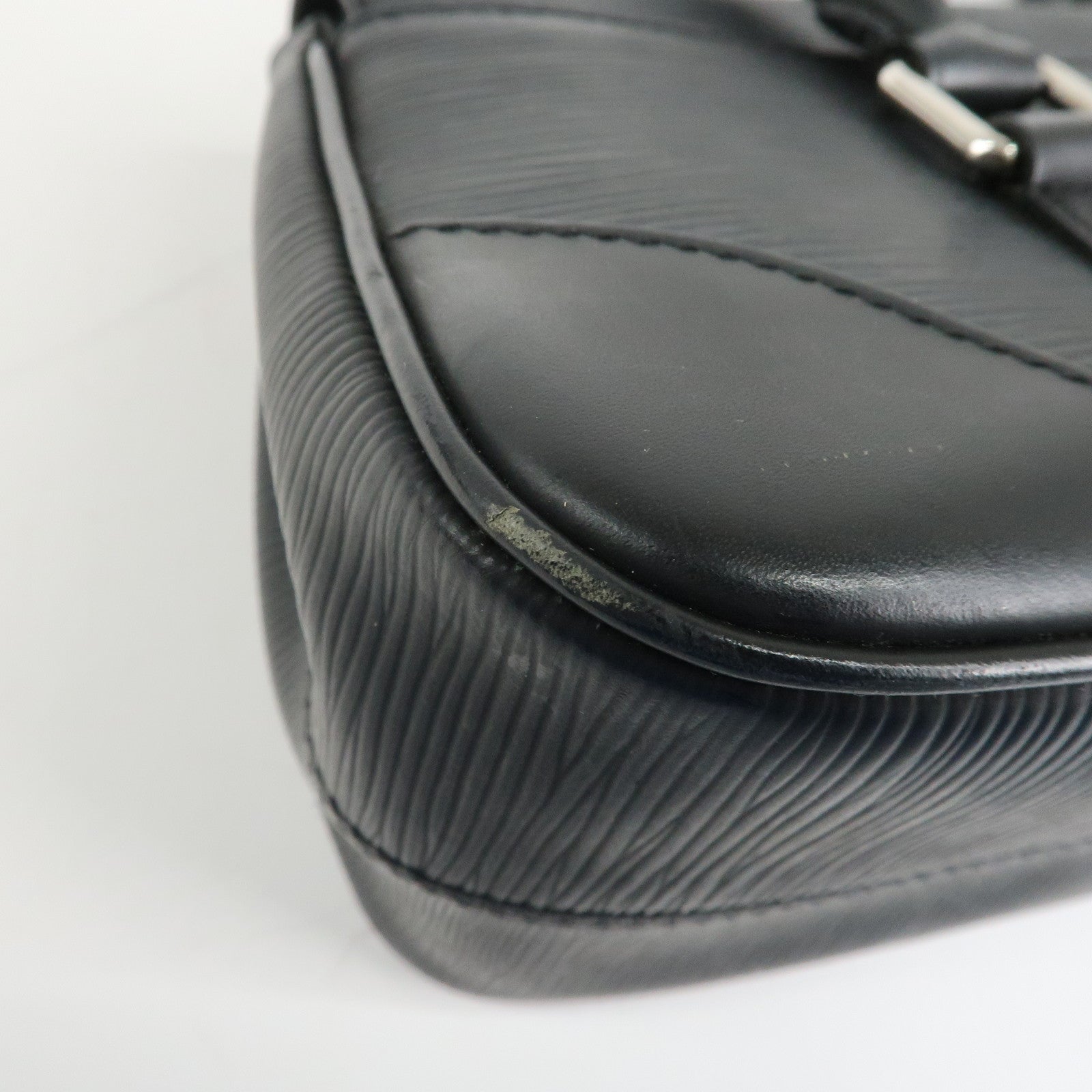 Louis Vuitton Epi Segur PM Hand Bag Noir Black M58822 Used