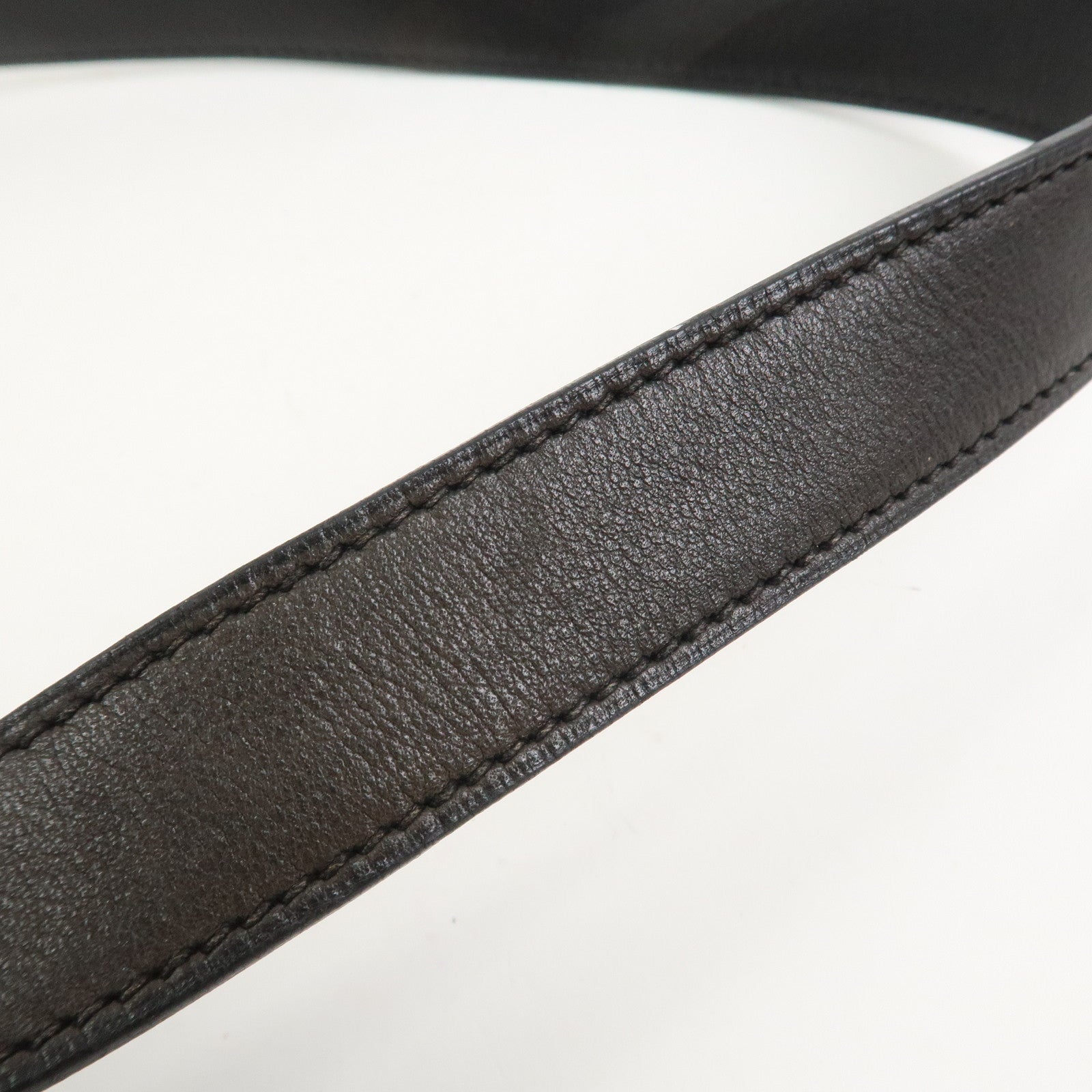 HERMES Vespa PM Crinolin Leather Shoulder Bag C Stamped Black