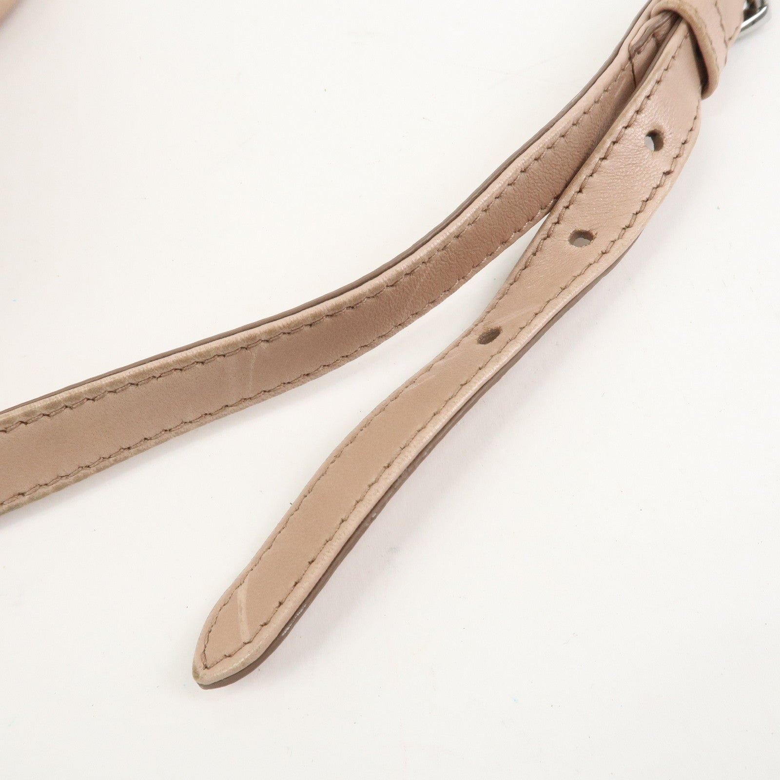 PRADA Nappa Leather 2Way Bag Hand Bag Shoulder Bag Light Pink