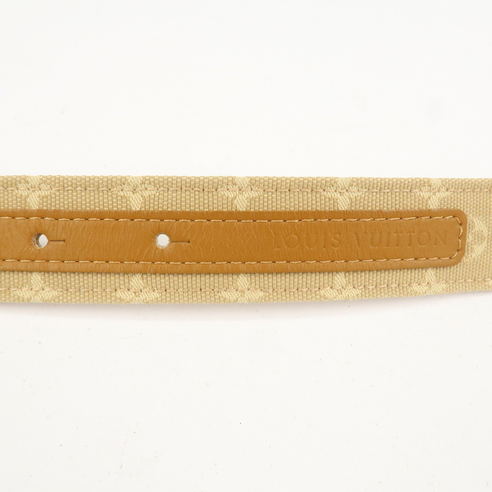 Louis Vuitton Monogram Mini Canvas Ceinture 75/30 Belt Beige M6817