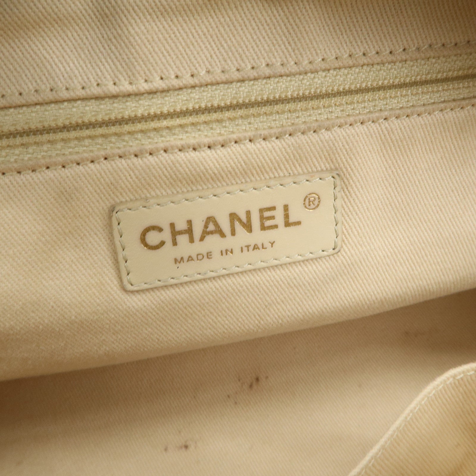 CHANEL Matelasse COCO Mark Lamb Skin Shoulder Bag Black A50475