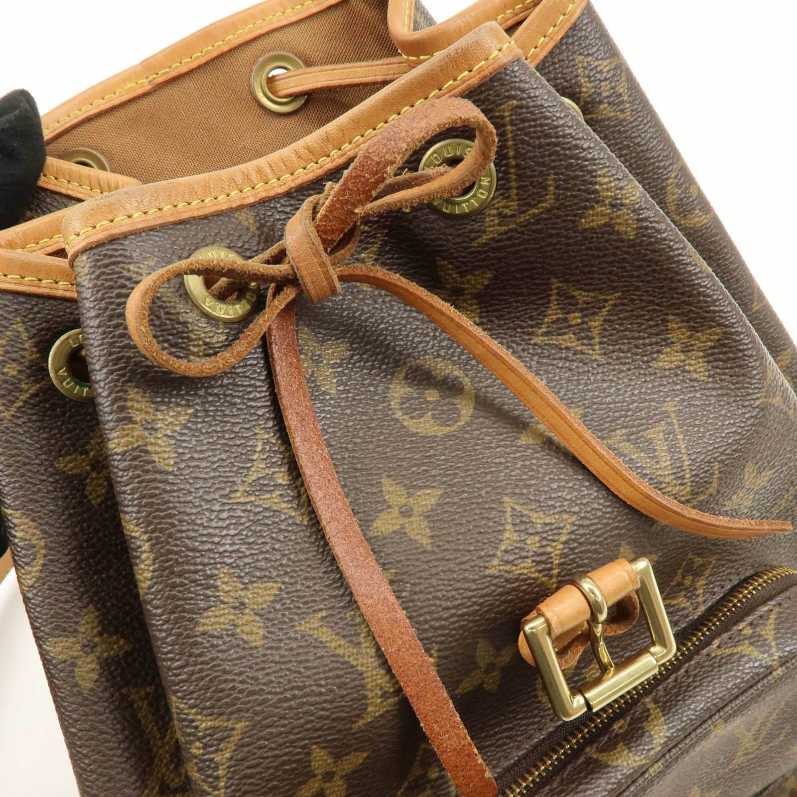 Louis Vuitton Monogram Montsouris MM Backpack Brown M51136