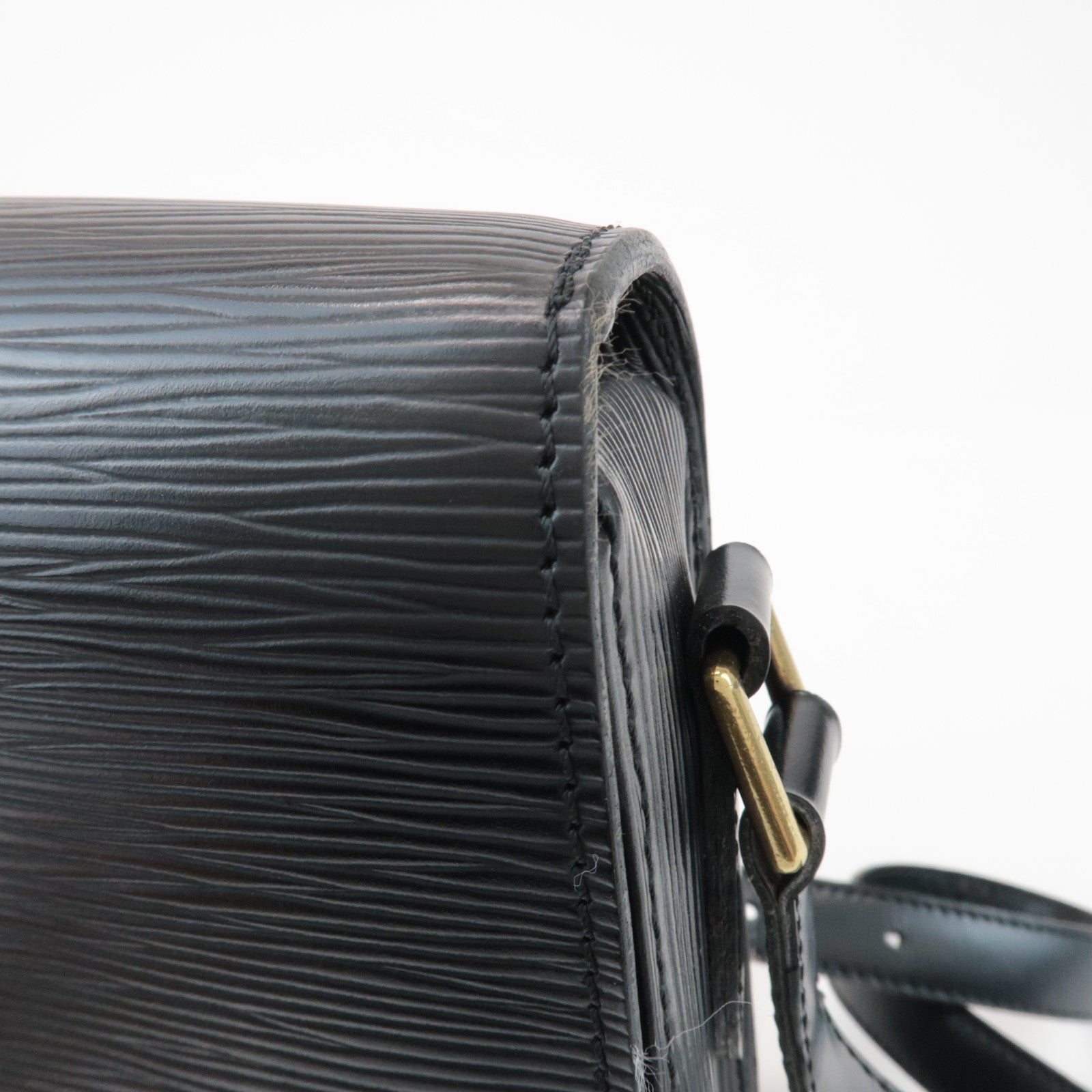 Louis Vuitton Epi Saint Cloud Shoulder Bag Black Noir M52192
