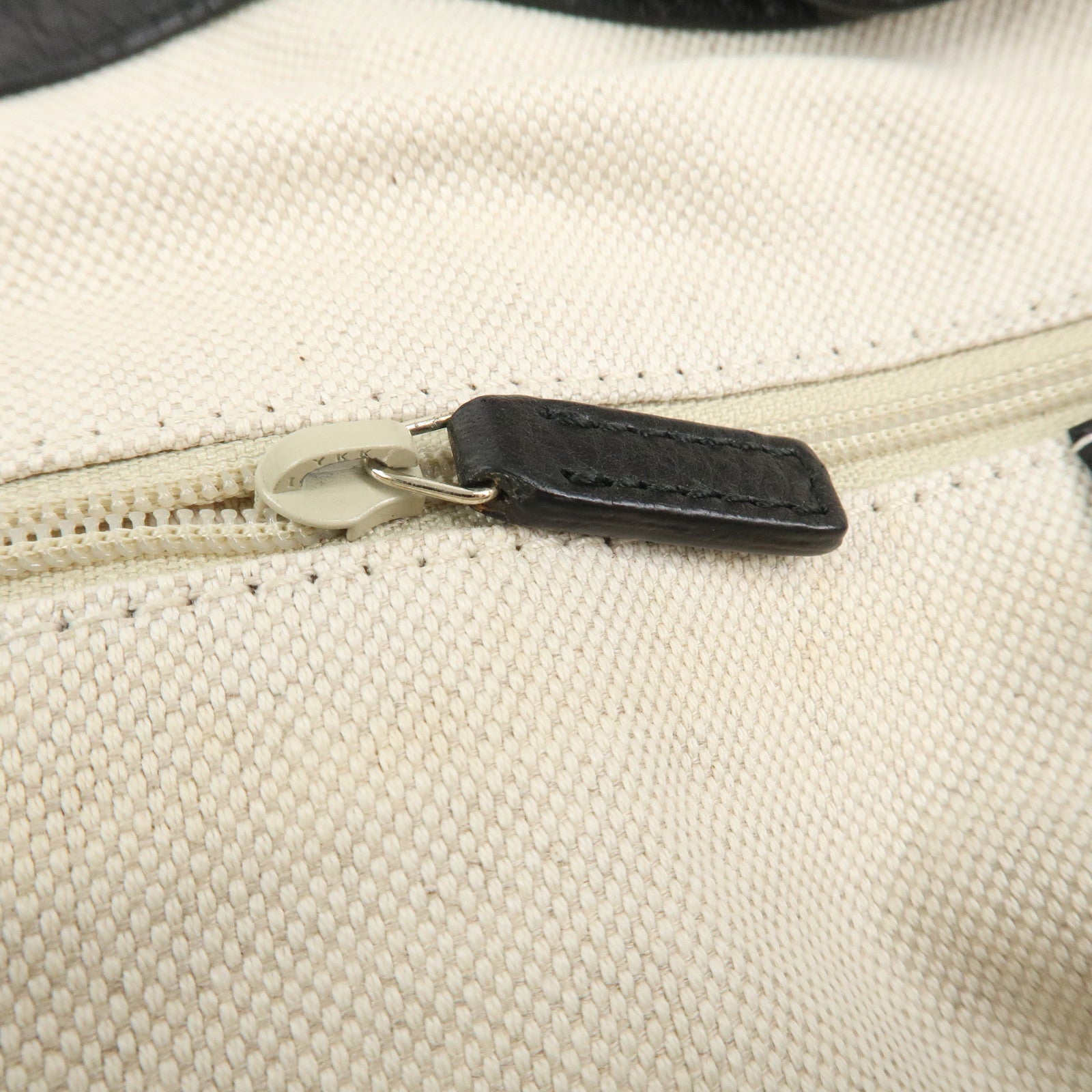 GUCCI Sukey Leather Hand Bag Tote Bag Black 211944 Used