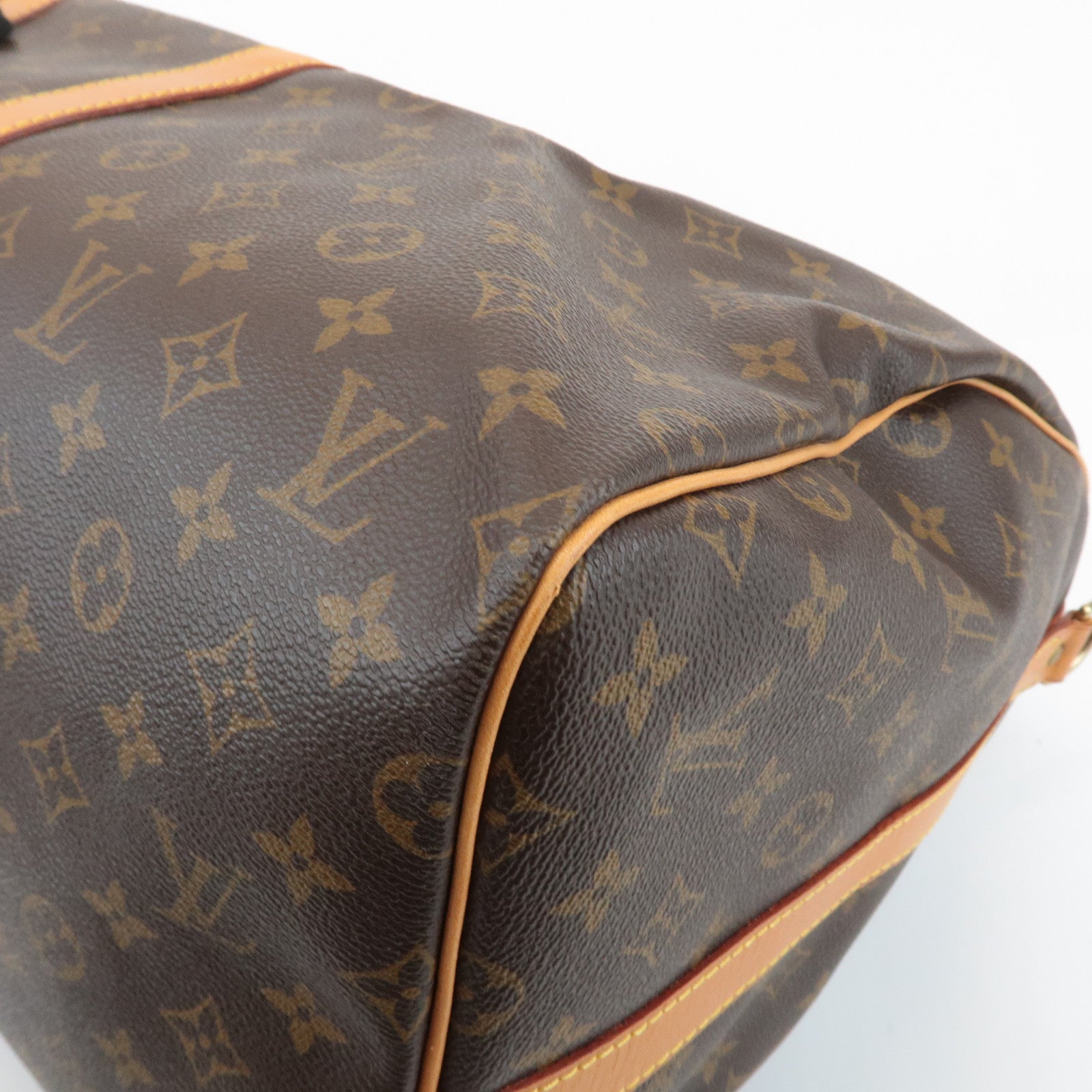 Louis Vuitton Monogram Keep All Bandouliere 55 Boston Bag M41414
