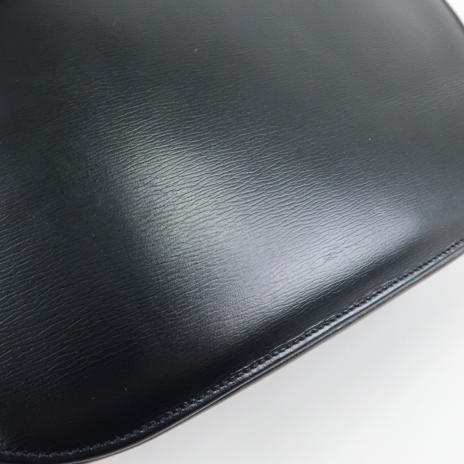 Cartier Sapphire Line Leather Shoulder Bag Crossbody Bag Dark Navy