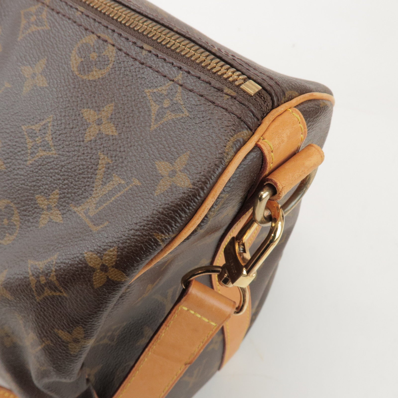 Louis Vuitton Monogram Keep All Bandouliere 45 Boston Bag M41418