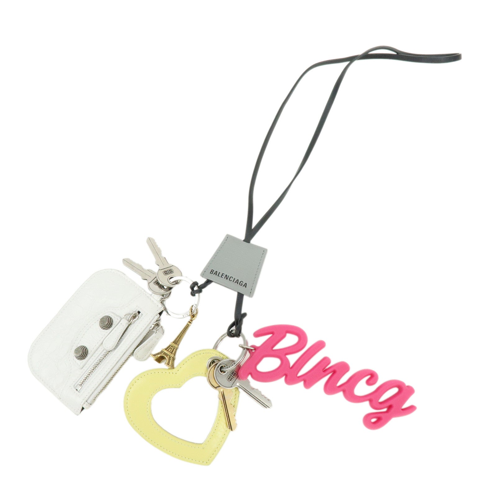 BALENCIAGA Le Cagole Girly Bag Charm Key Chain 7956572AA9D1191