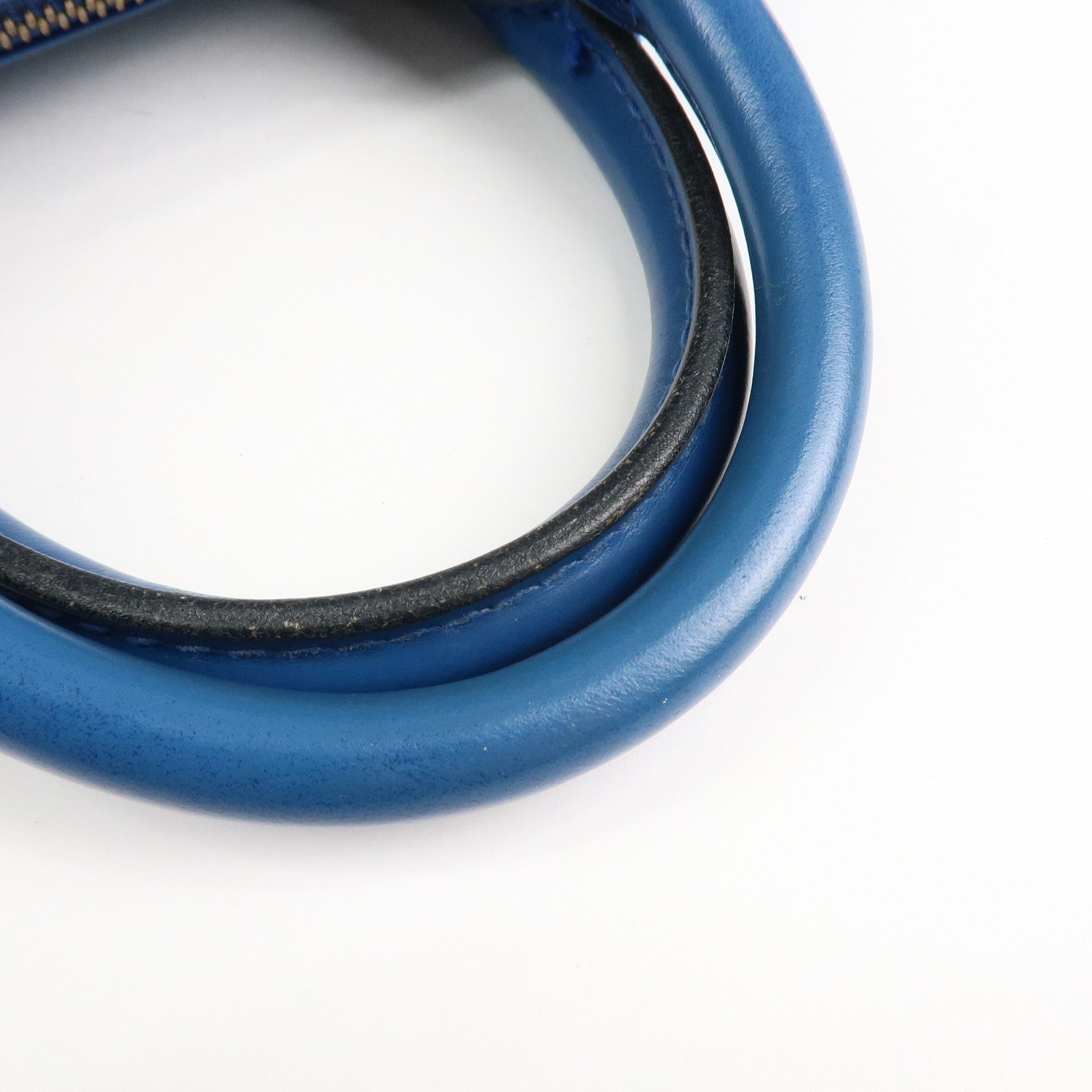 Louis Vuitton Epi Speedy 25 Hand Bag Boston Bag Blue M43015 Used