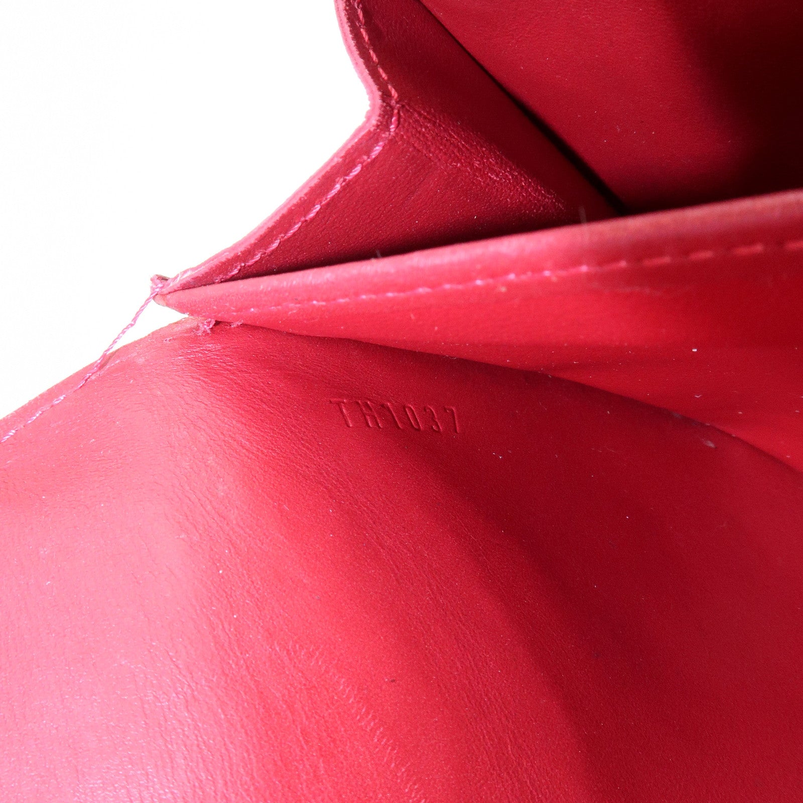 Louis Vuitton Monogram Vernis Leather Wallet Pomme d'Amour M93530 Used