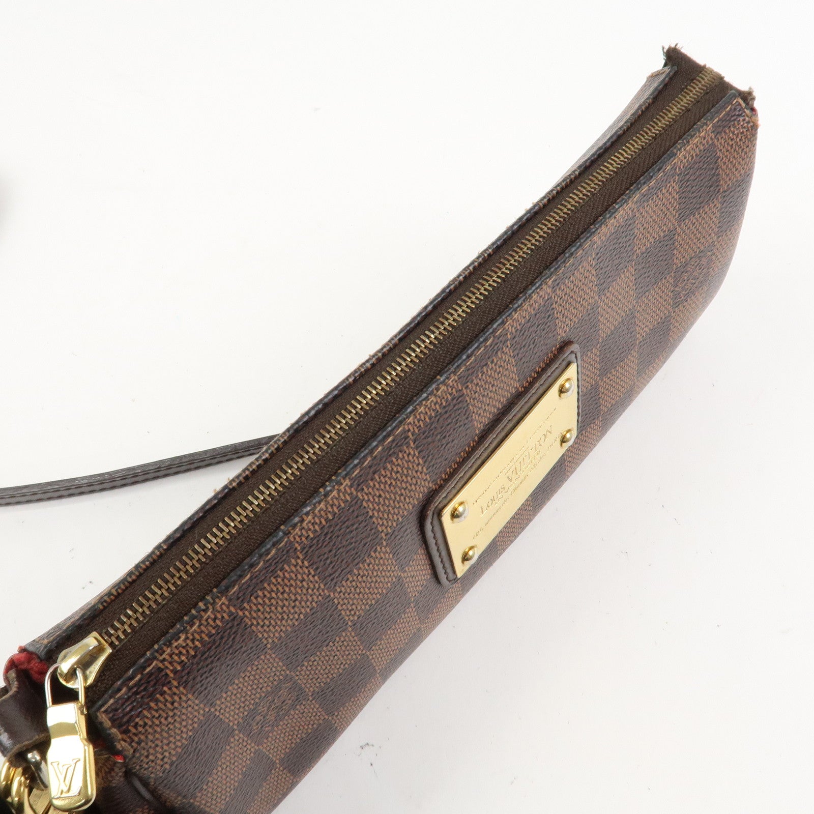 Louis Vuitton Damier Eva 2Way Bag Shoulder Bag Hand Bag Brown N55213