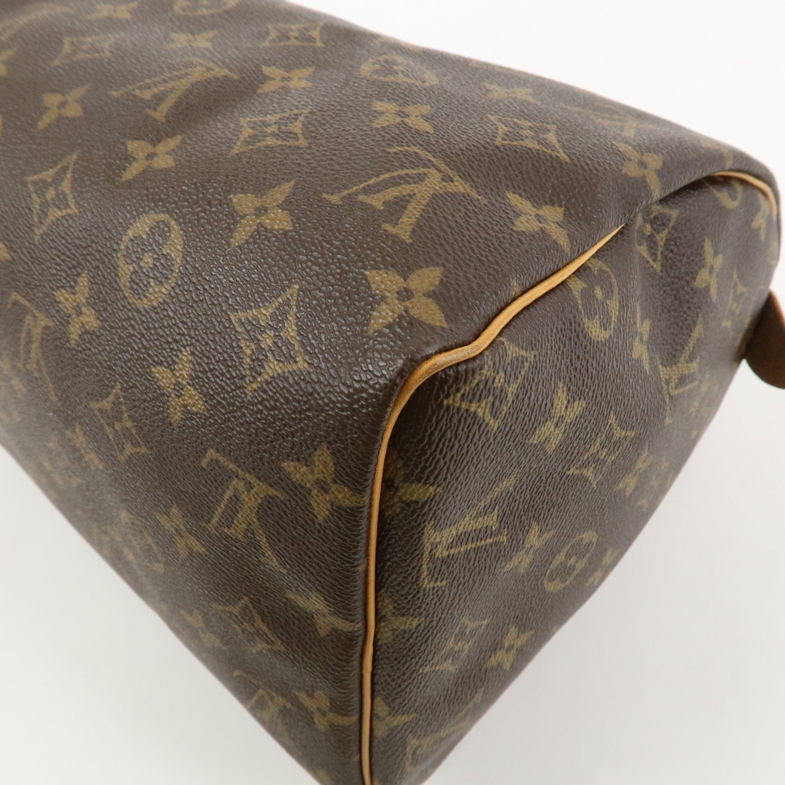 Louis Vuitton Monogram Speedy 30 Boston Bag Hand Bag Brown M41526