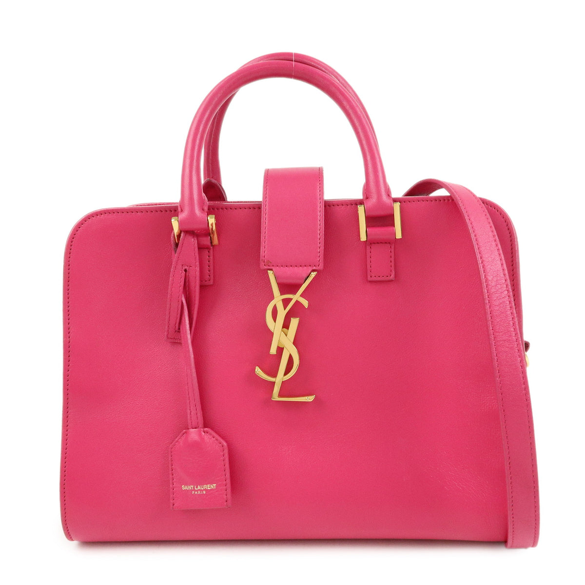 SAINT LAURENT PARIS Cassandra Leather 2Way Hand Shoulder Bag 372087
