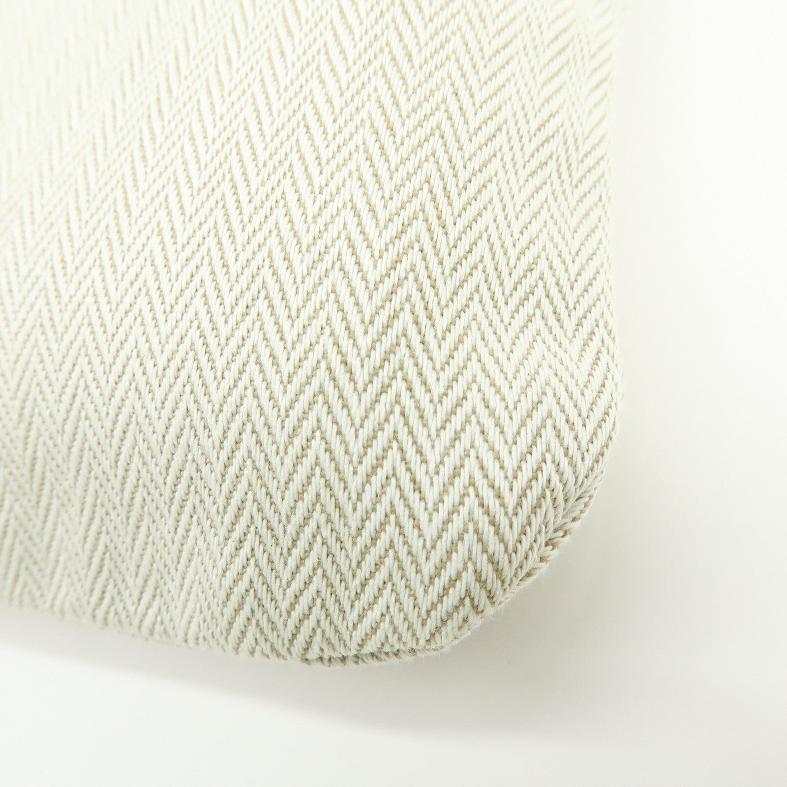 HERMES Aline PM Canvas Leather Shoulder Bag Hand Bag Natural Blue