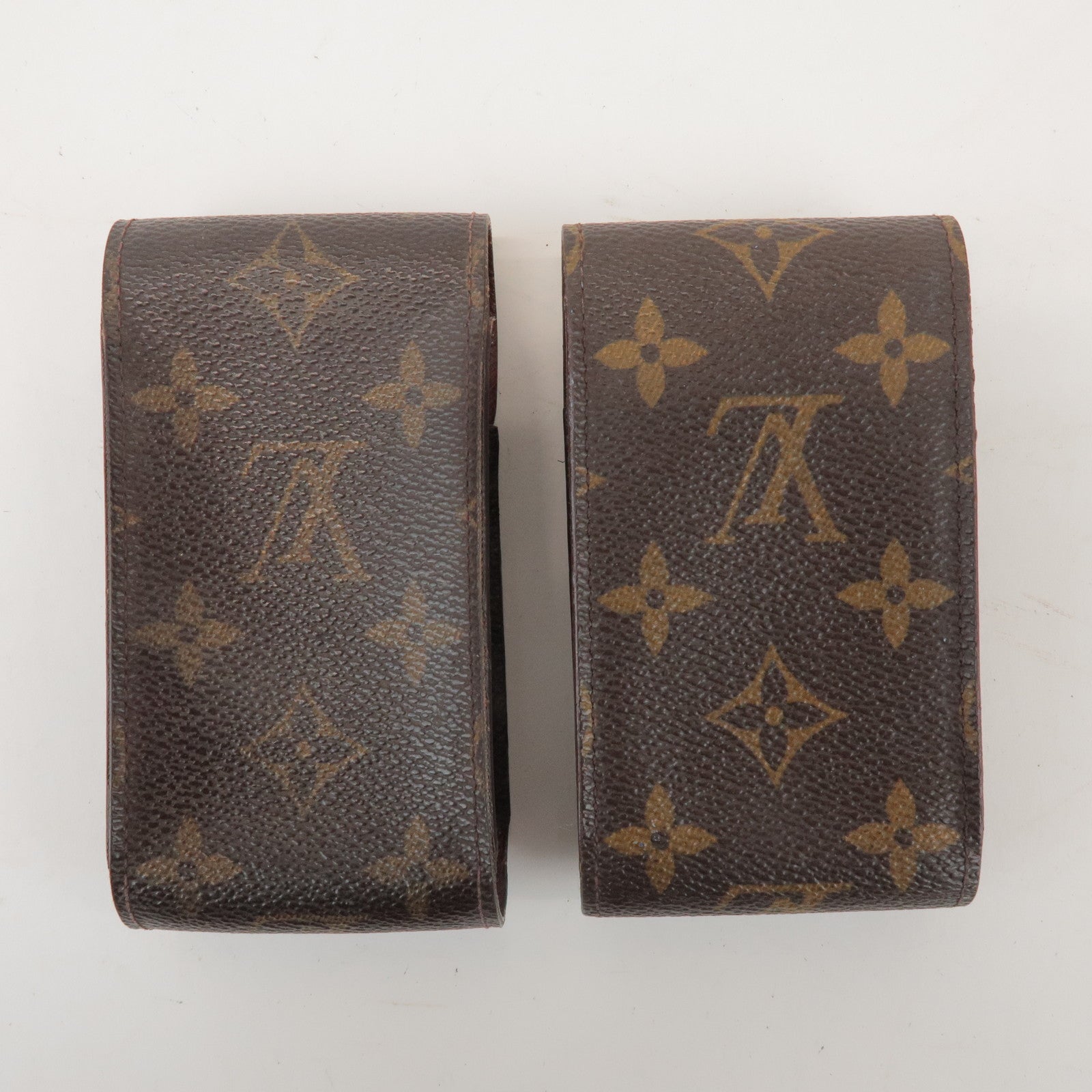 Louis Vuitton Monogram Set of 2 Etui Cigaret Cigarette Case M63024