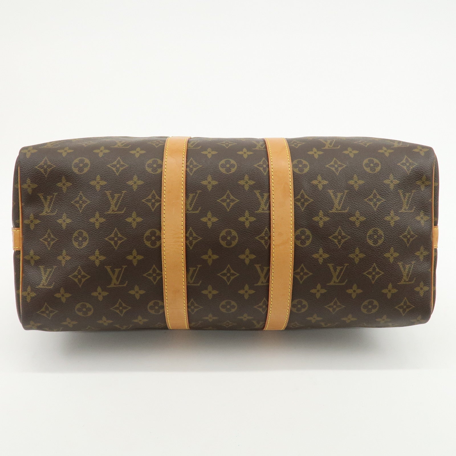 Louis Vuitton Monogram Keep All 45 Bandouliere Boston Bag M41418