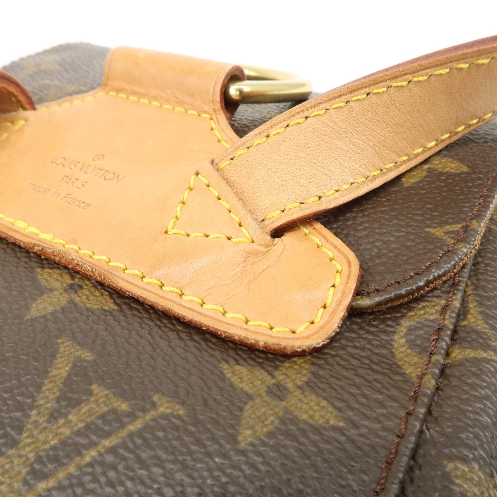 Louis Vuitton Monogram Montsouris MM Back Pack Brown M51136 Used