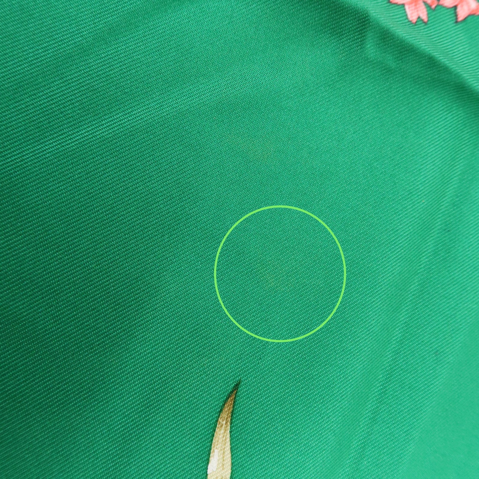 HERMES Carre 90 Silk 100% Scarf H.d'Origny Green