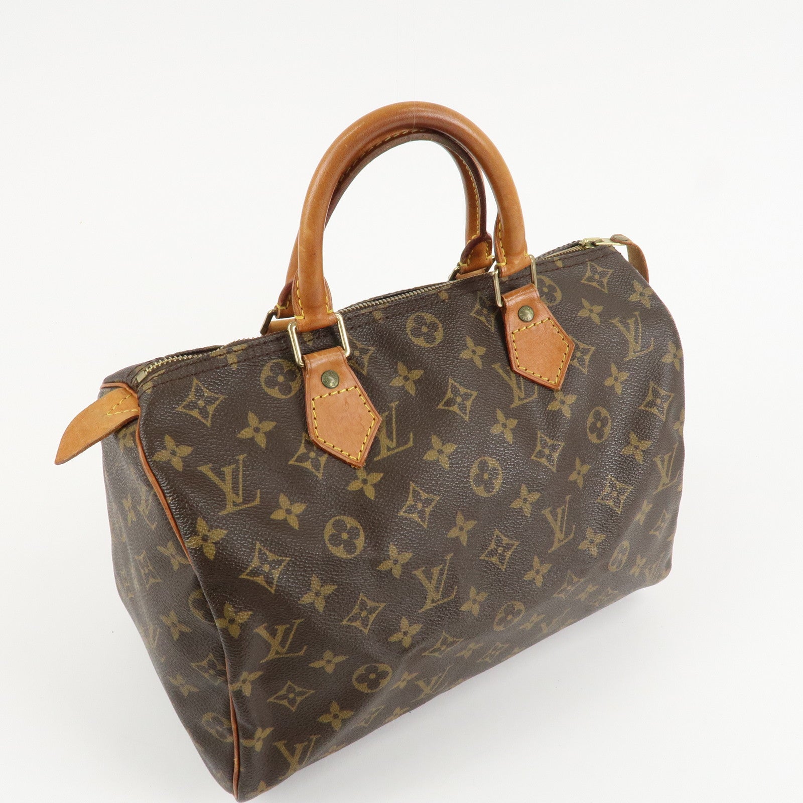 Louis Vuitton Monogram Speedy 30 Hand Bag Boston Bag M41526 Used