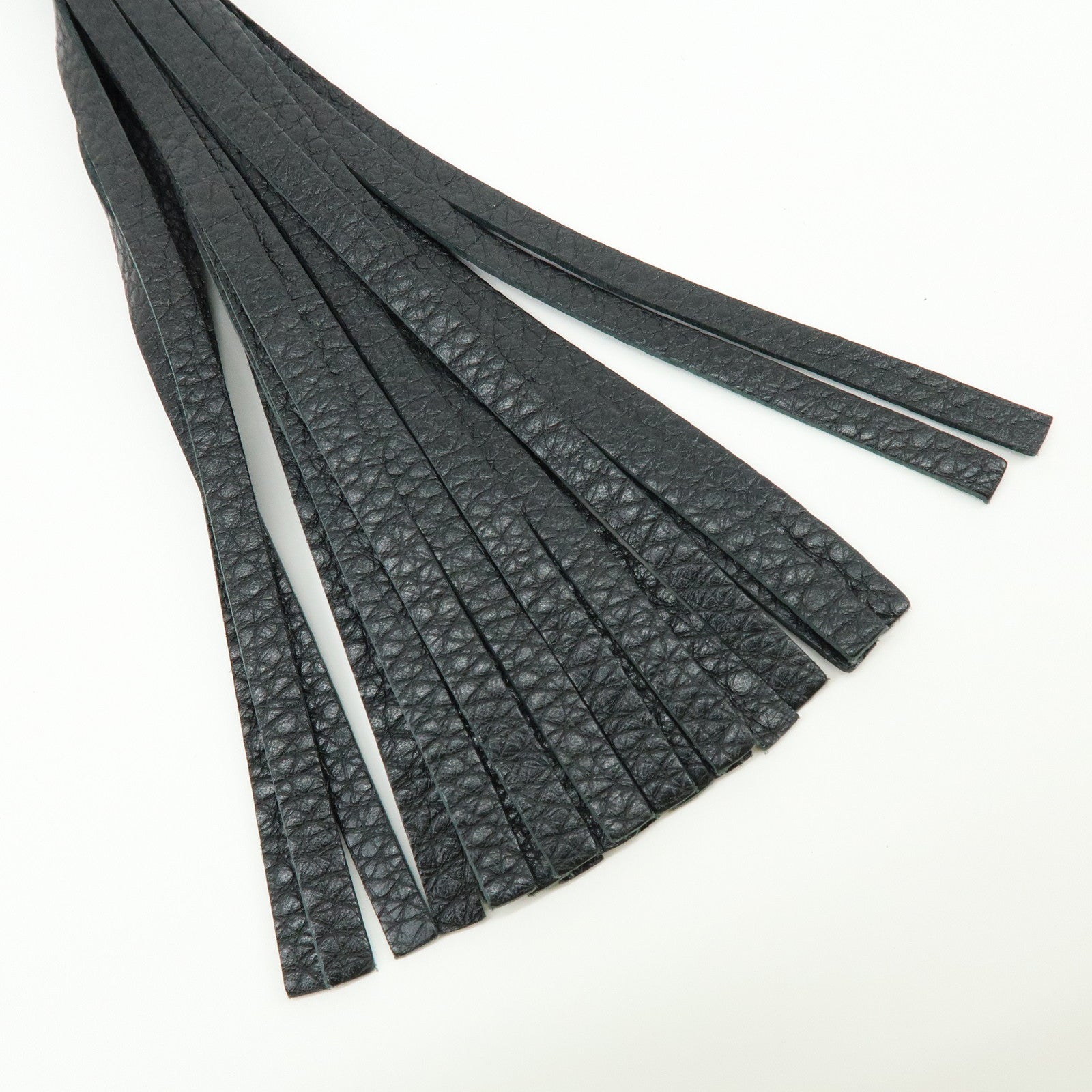 GUCCI Interlocking G Tassel Bag Charm Key Charm Black