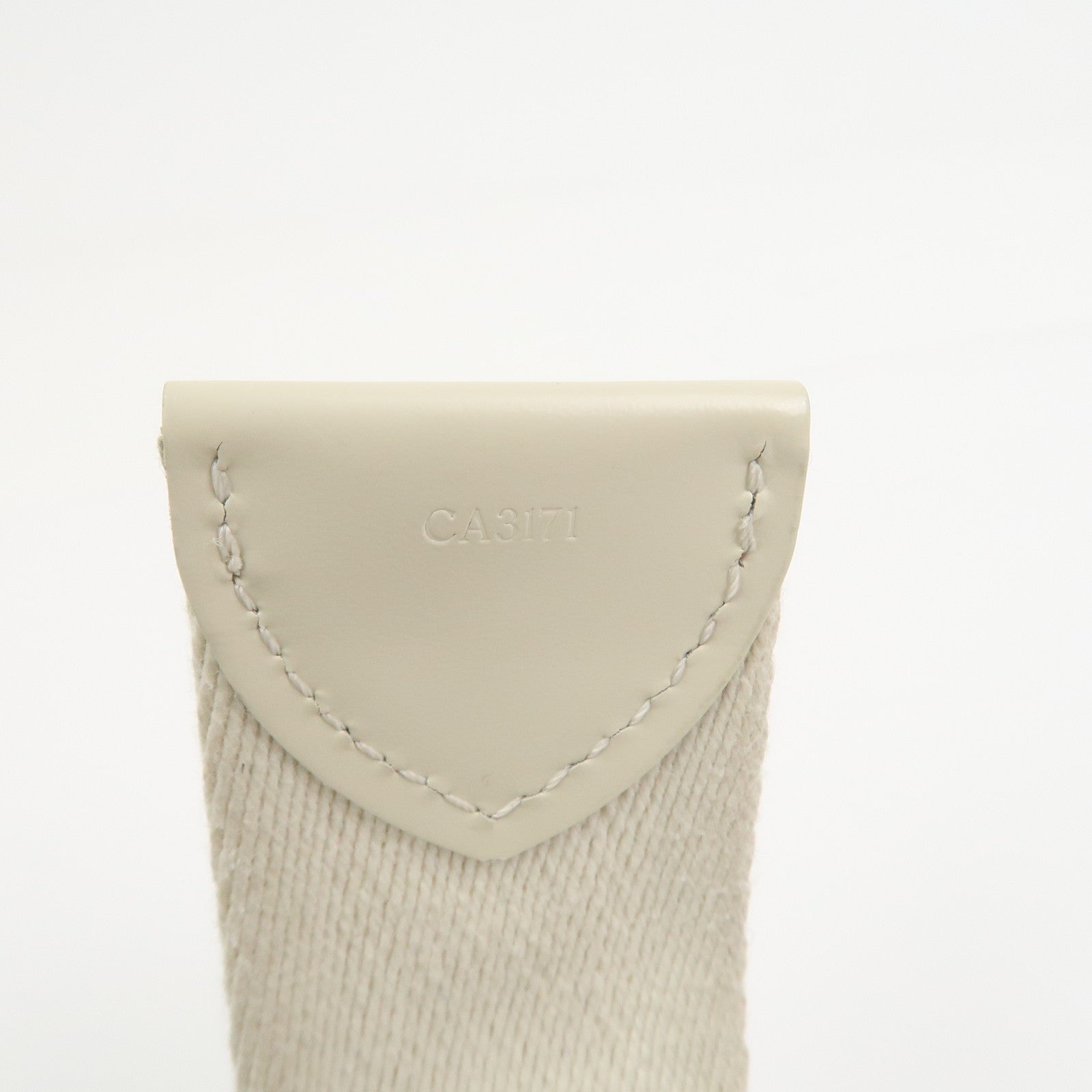 Louis Vuitton Ceinture Fortune Cotton Metal Belt Ivory M6973