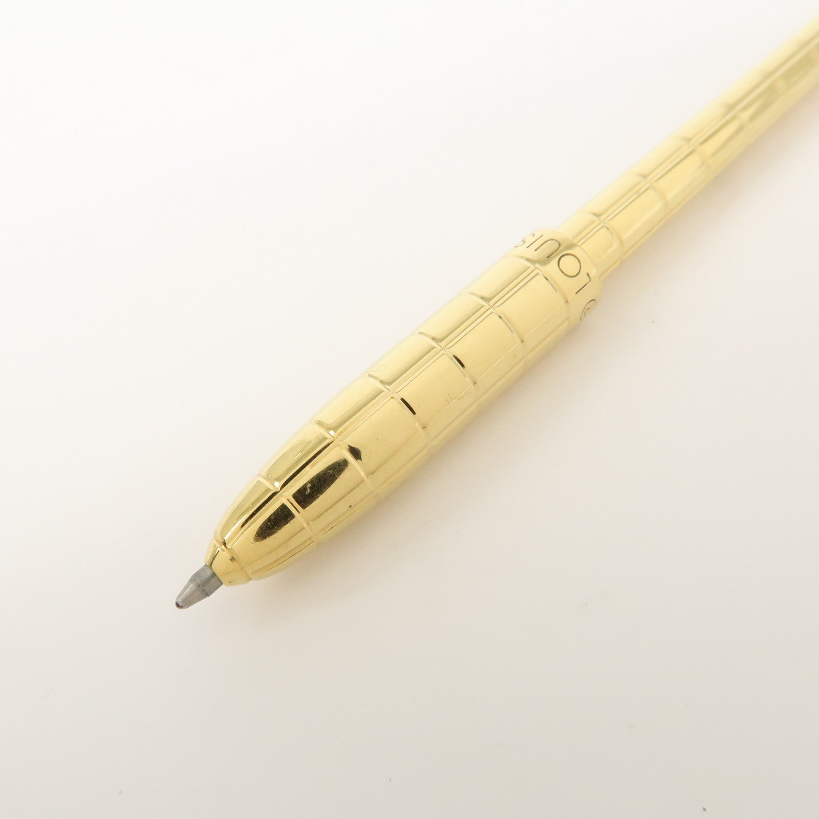 Louis Vuitton Stilo Agenda Set of 3 BallpointPen Gold Silver N75007