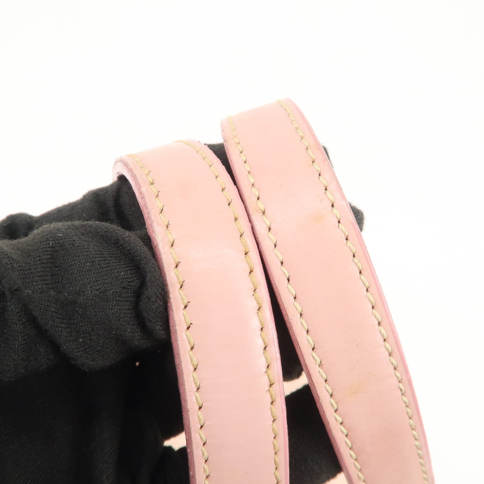 PRADA Nylon Leather Shoulder Bag Hand Bag Boston Bag Pink BR3150